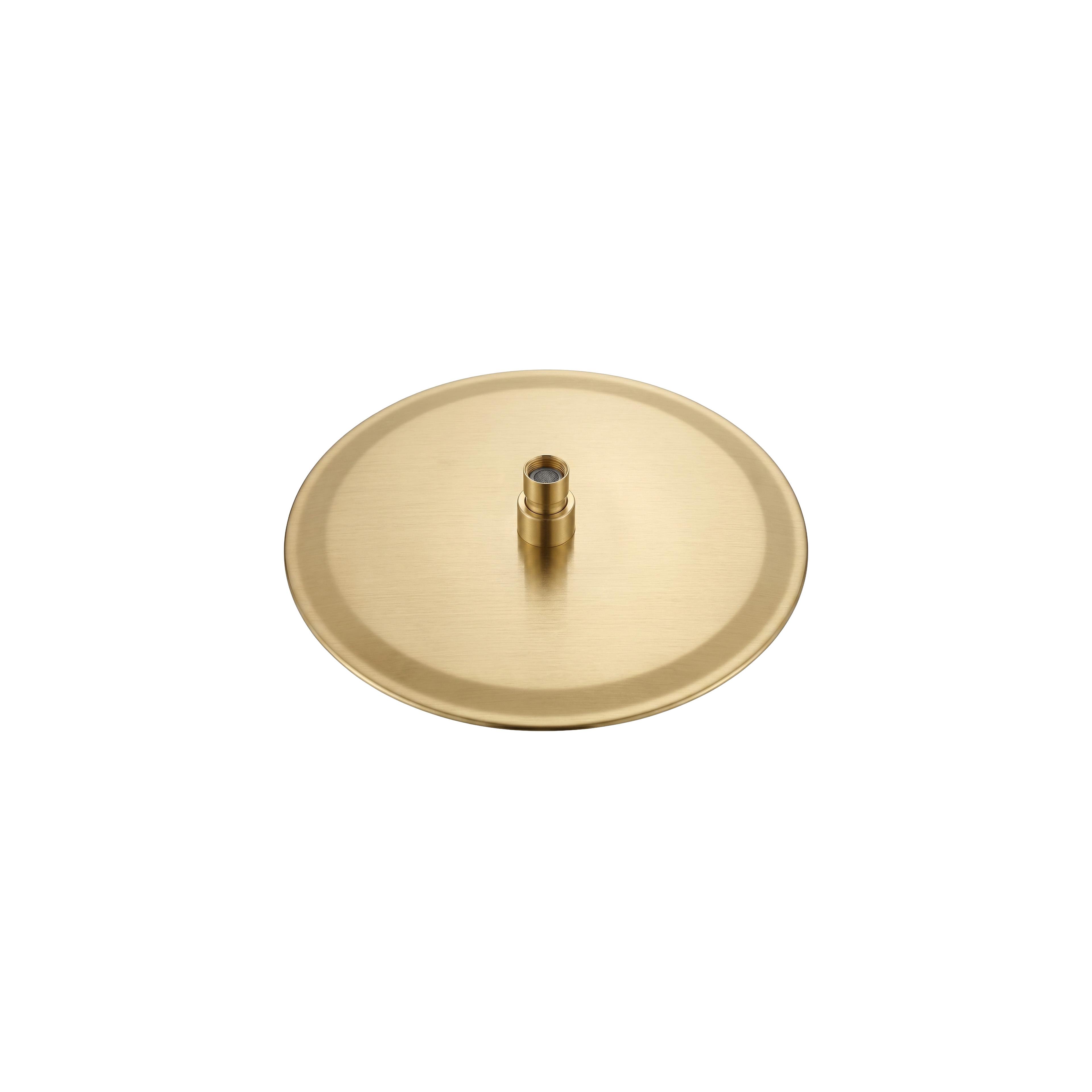 Kerek esőztető zuhanyfej REA JS-P014BG 30cm Brush Gold