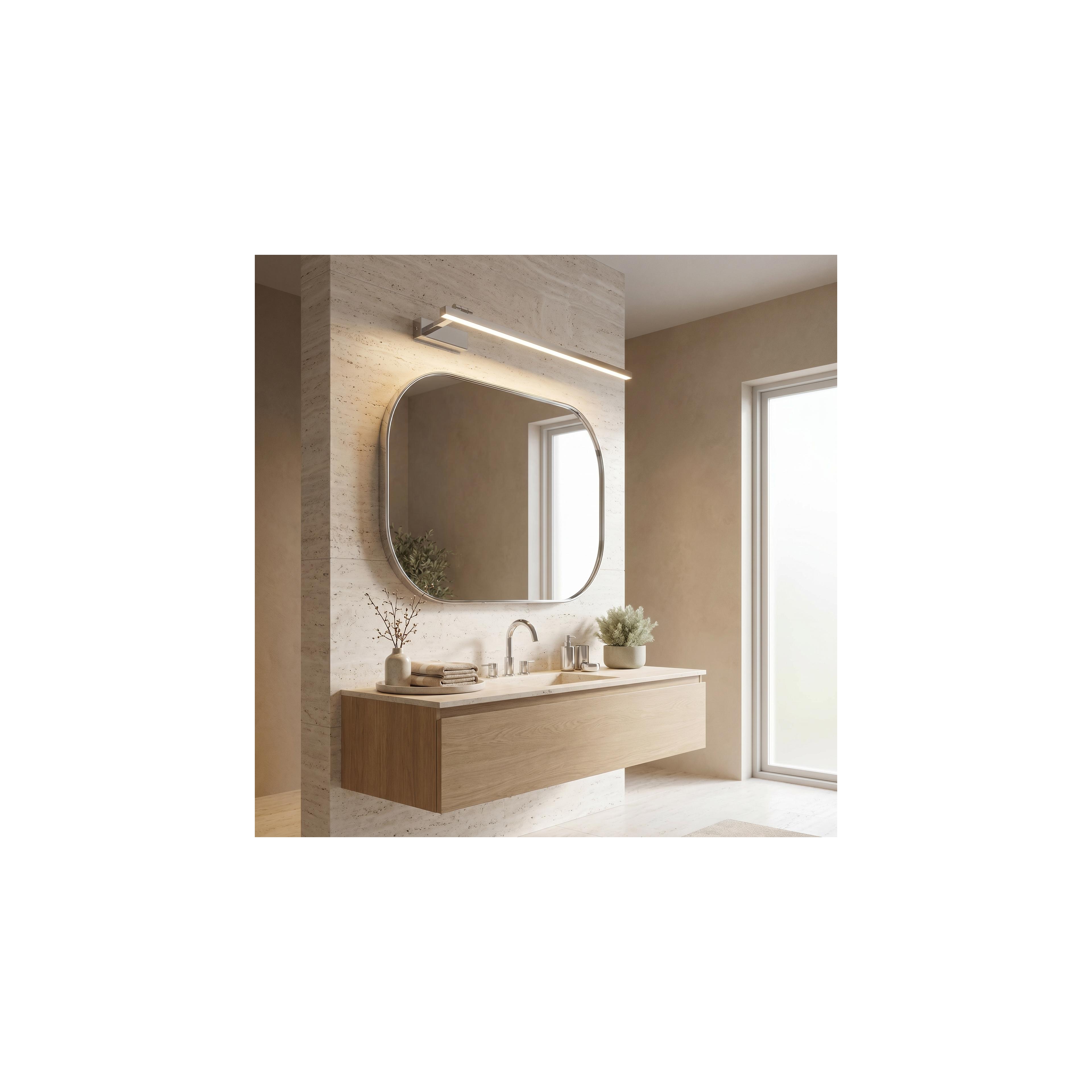 Bad LED-Wandleuchte SWE030-1W 80cm CHROME