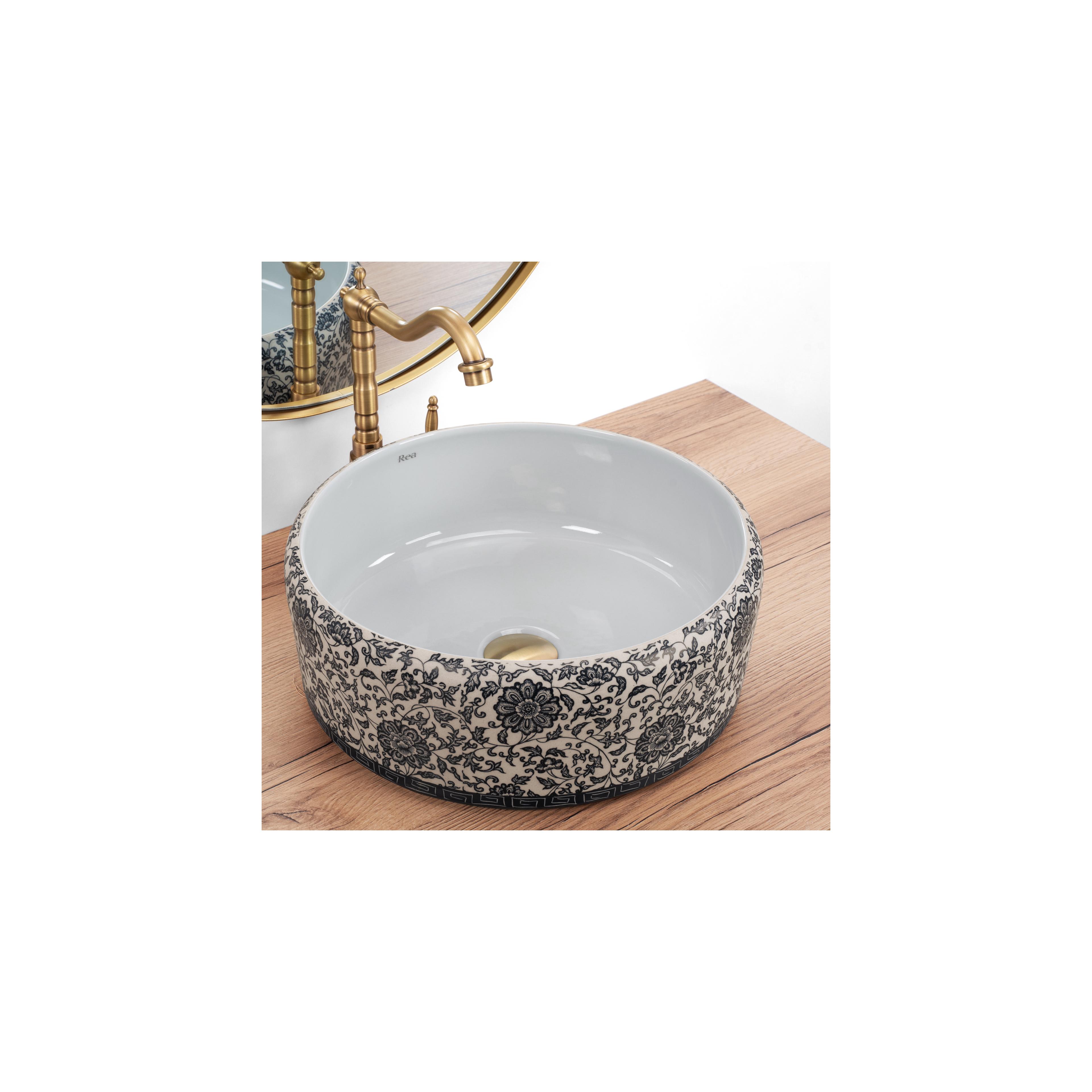 Countertop washbasin REA Florisa