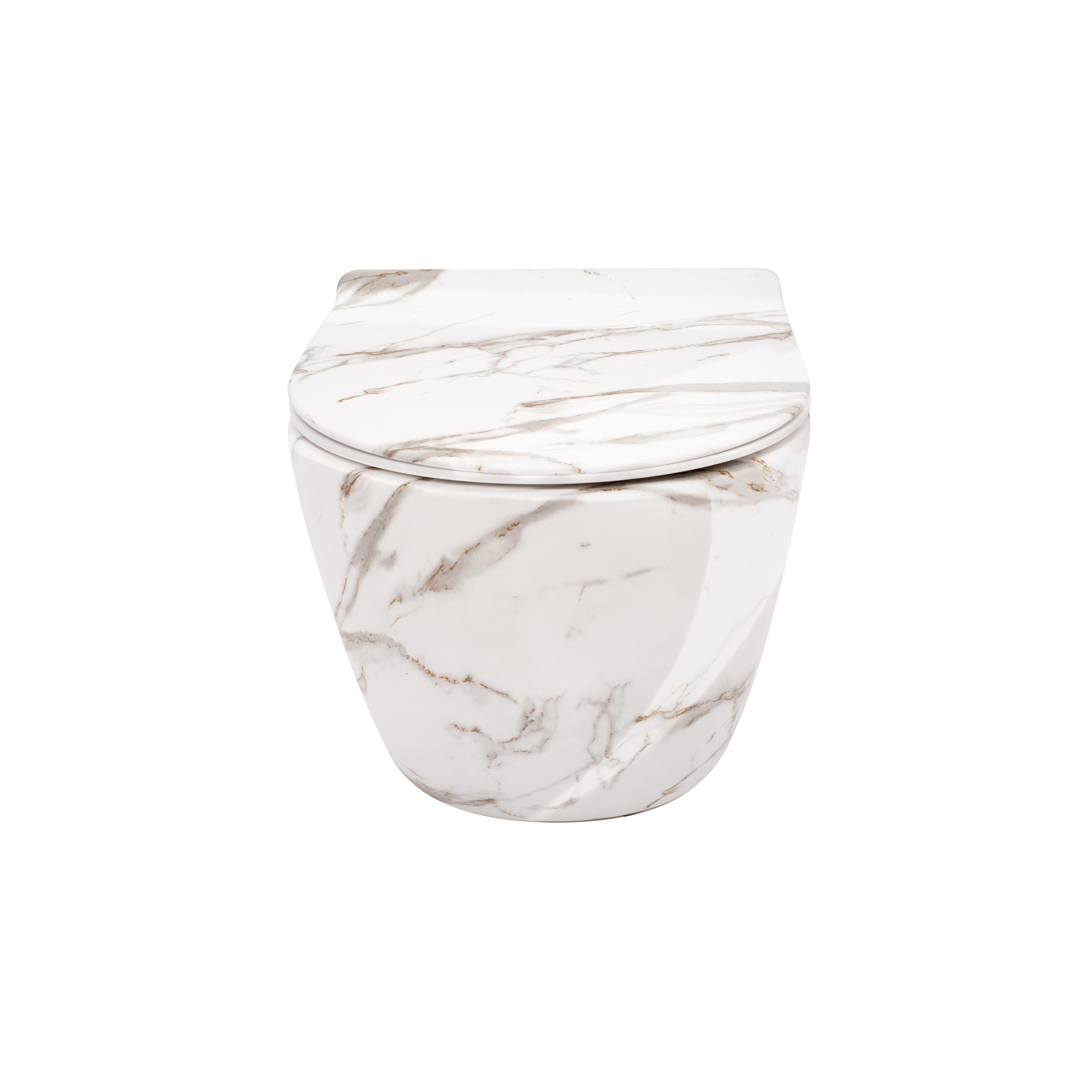 Toilet bowl Rea Carlos Slim Lava Shiny