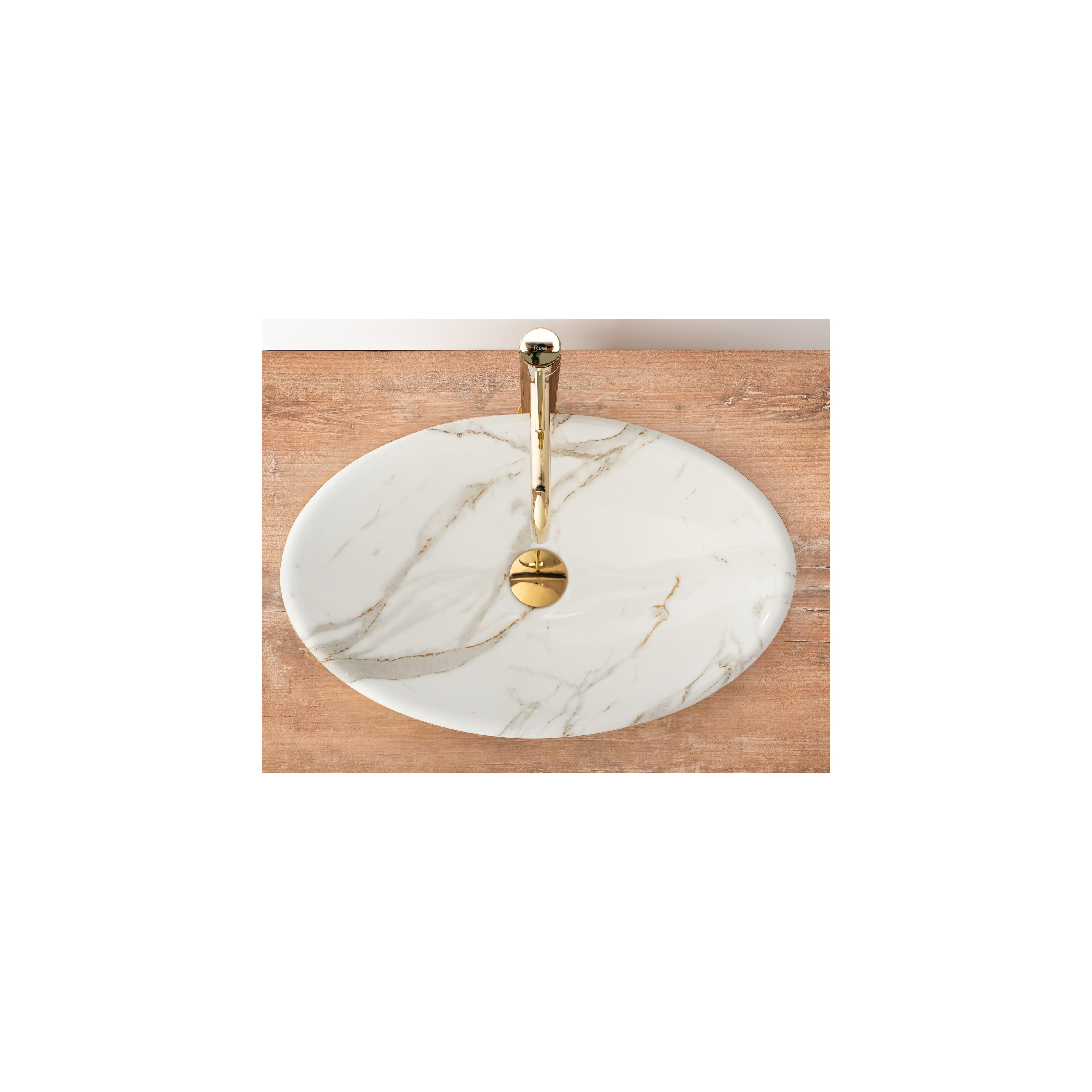 Countertop Basin REA Pamela Shiny Aiax
