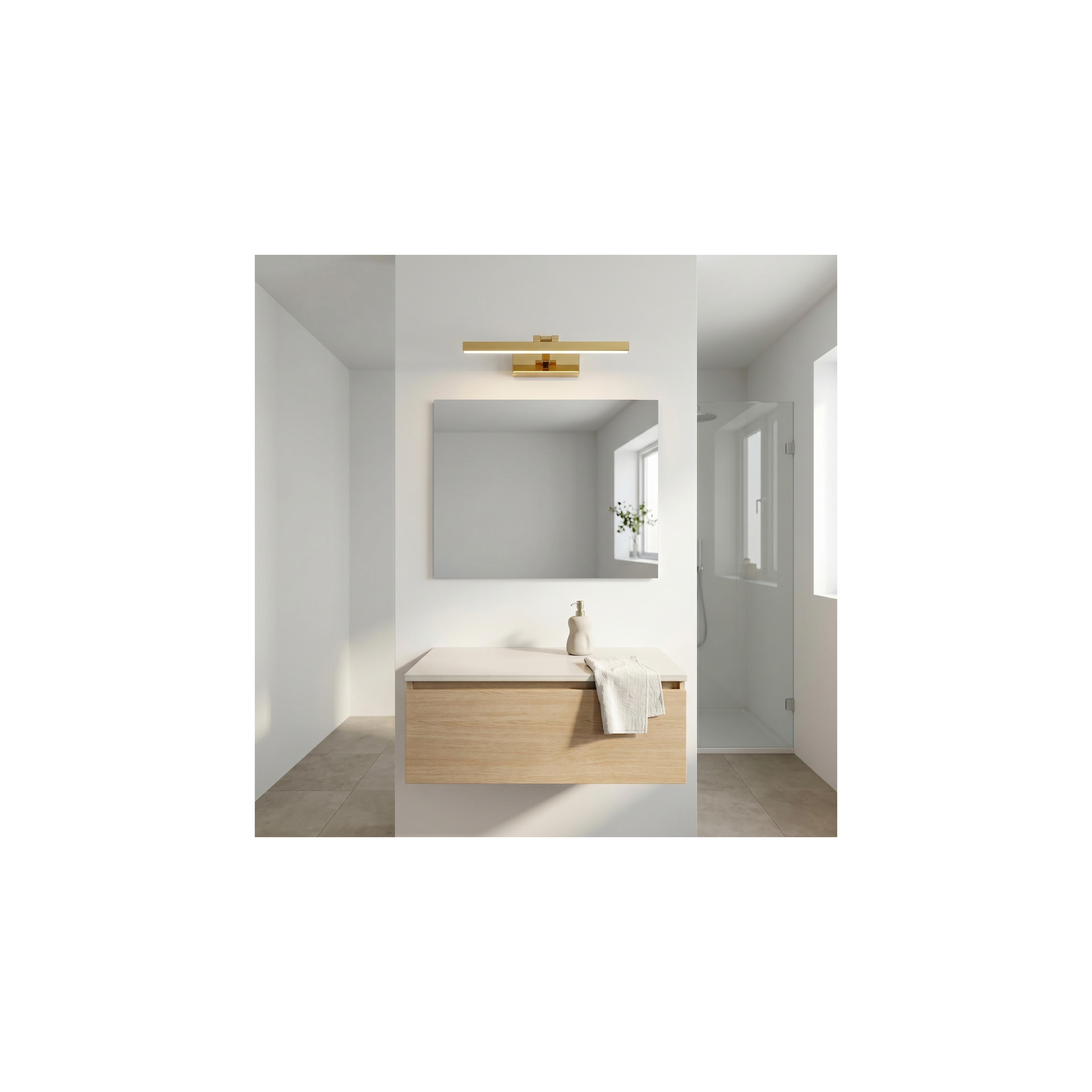 Kinkiet łazienkowy LED APP1860-1W 40 cm Złoty