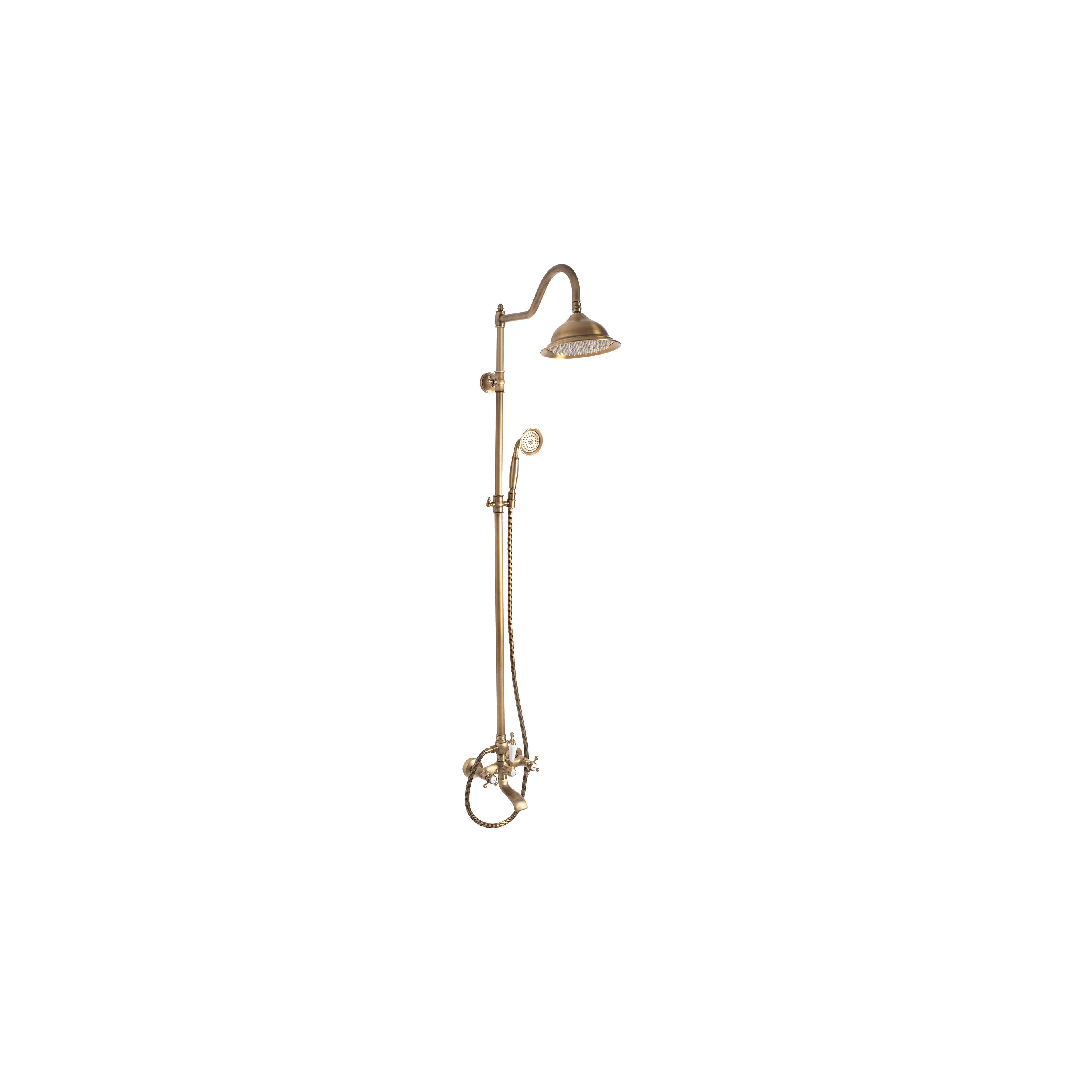 Shower set REA BERGAMO antique bronze