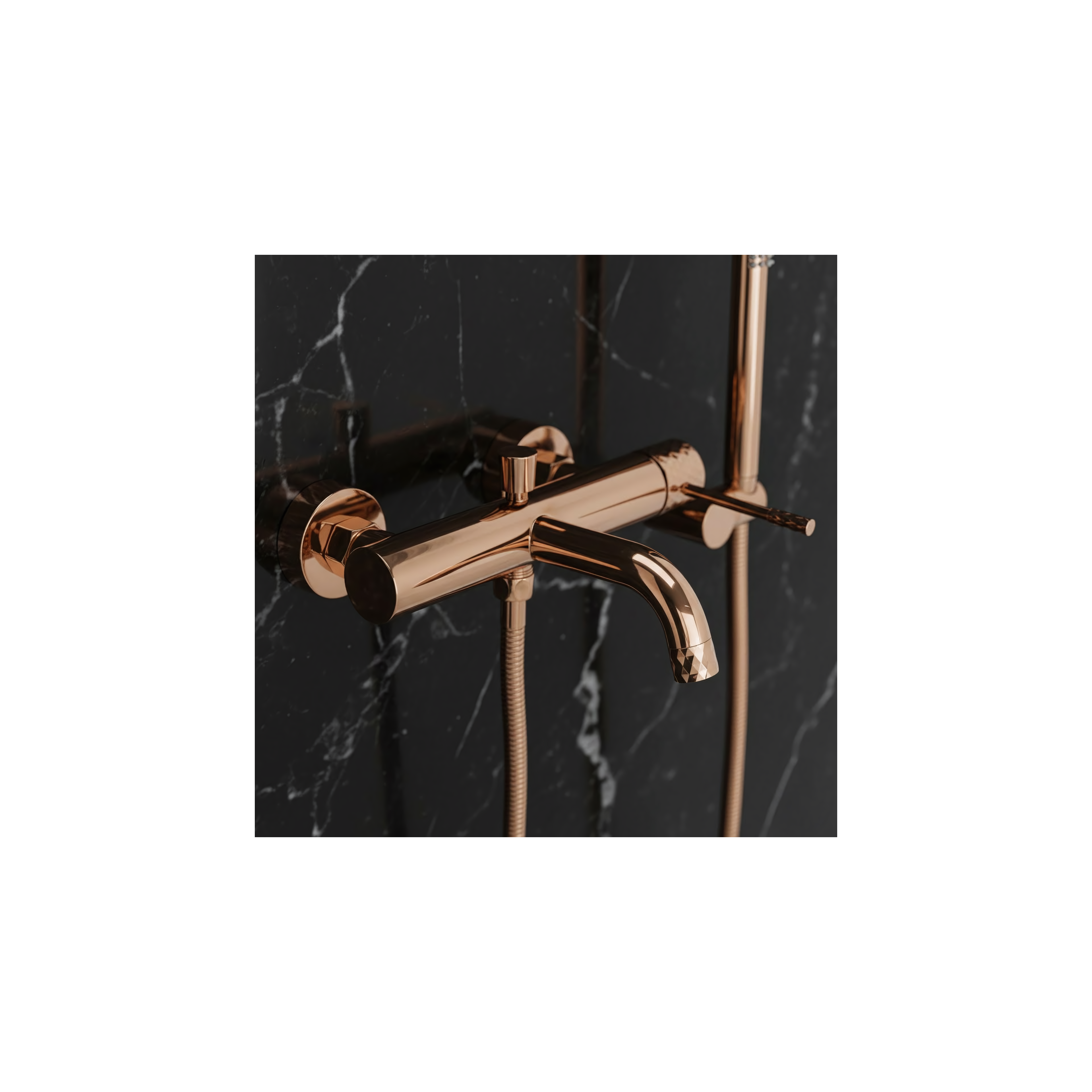 Bathroom faucet Rea Lungo Diamond Copper