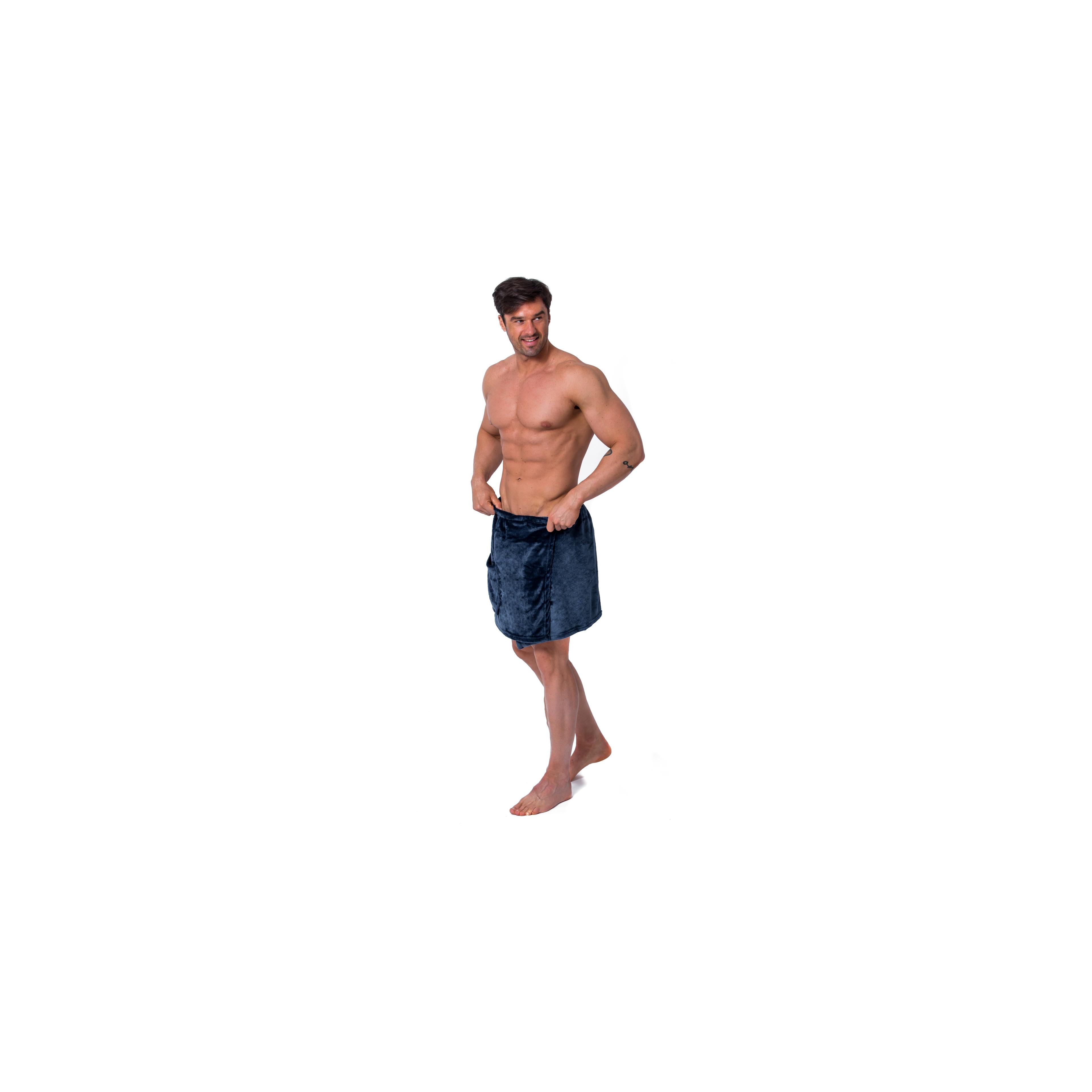 Saunakilt Badetuch Herren Navy