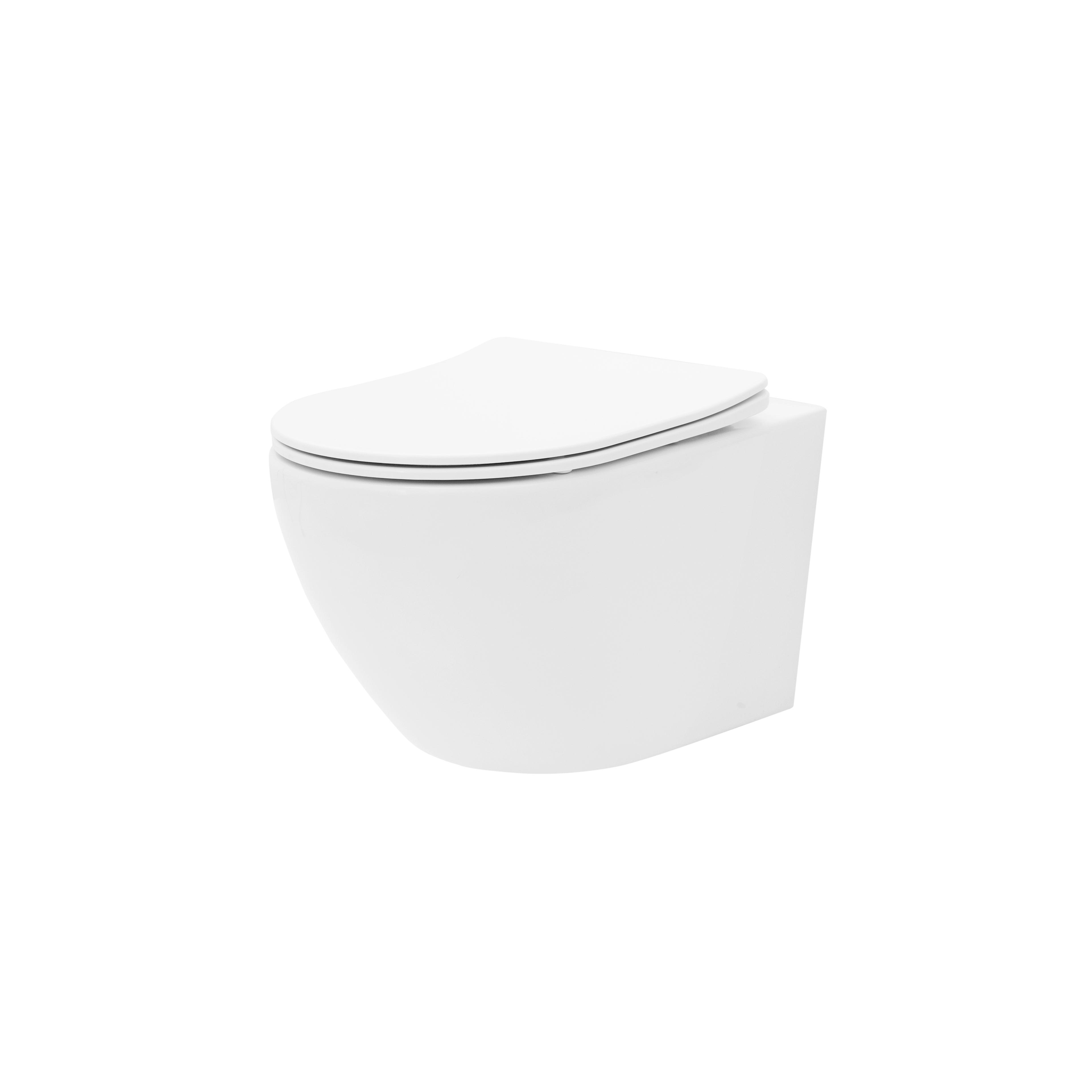 Toilet bowl WC Carlo Flat Mini Rimless + Bidet Carlo Mini