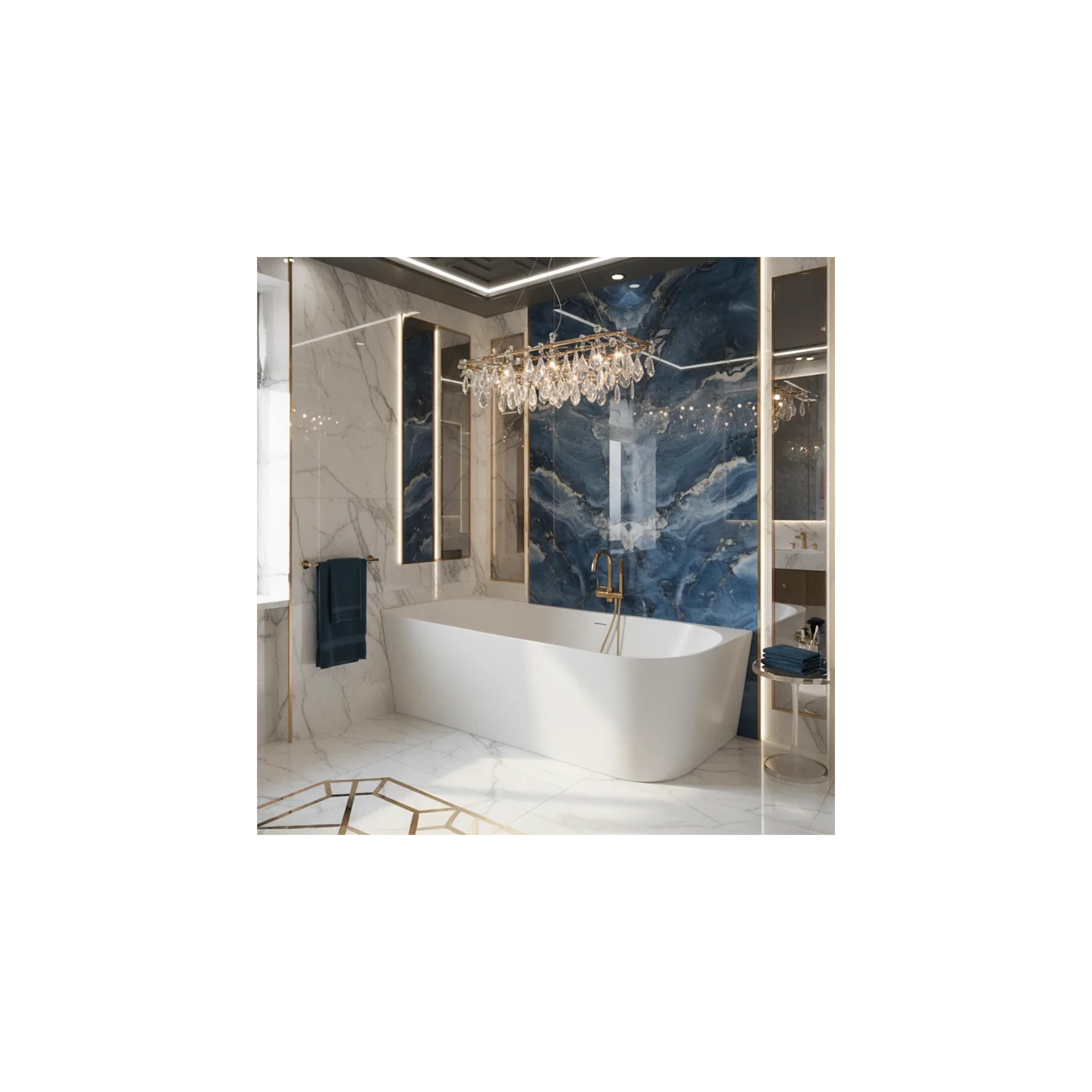 Baignoire d’angle en acrylique Bellanto Slim 170 Gauche