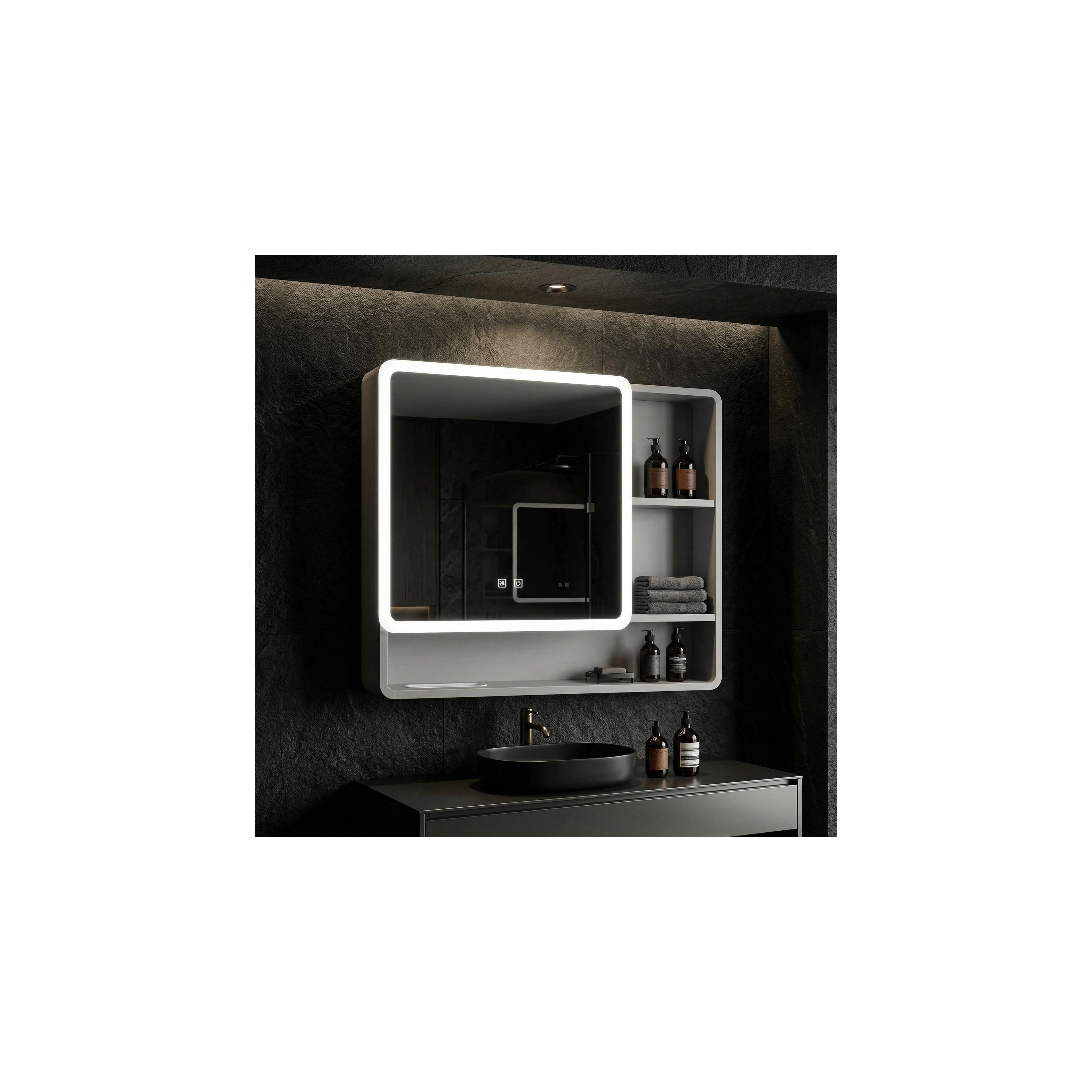 LED mirror cabinet M1016-70 70x65