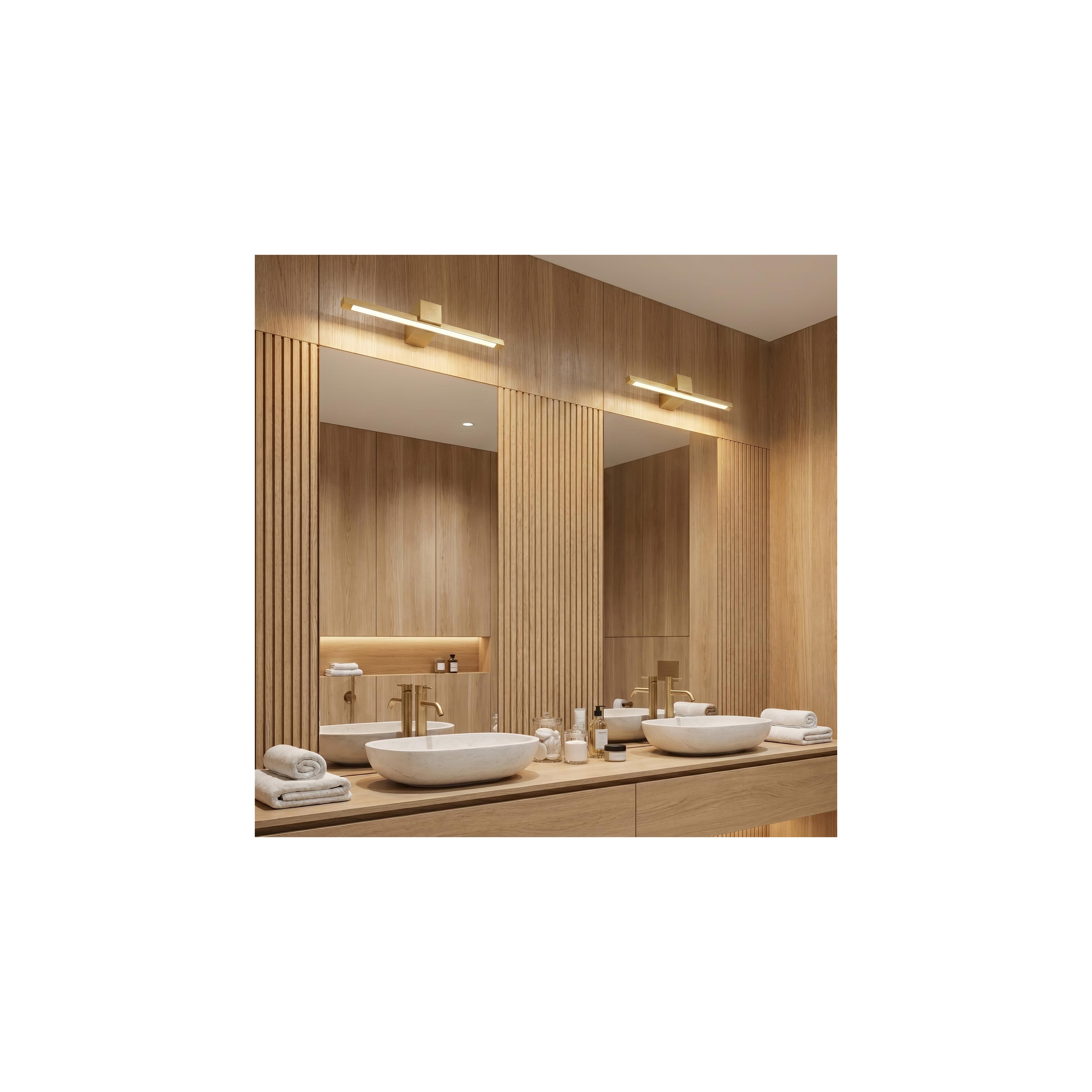 LED аплик за баня SWE046-1W 40cm GOLD BRUSH