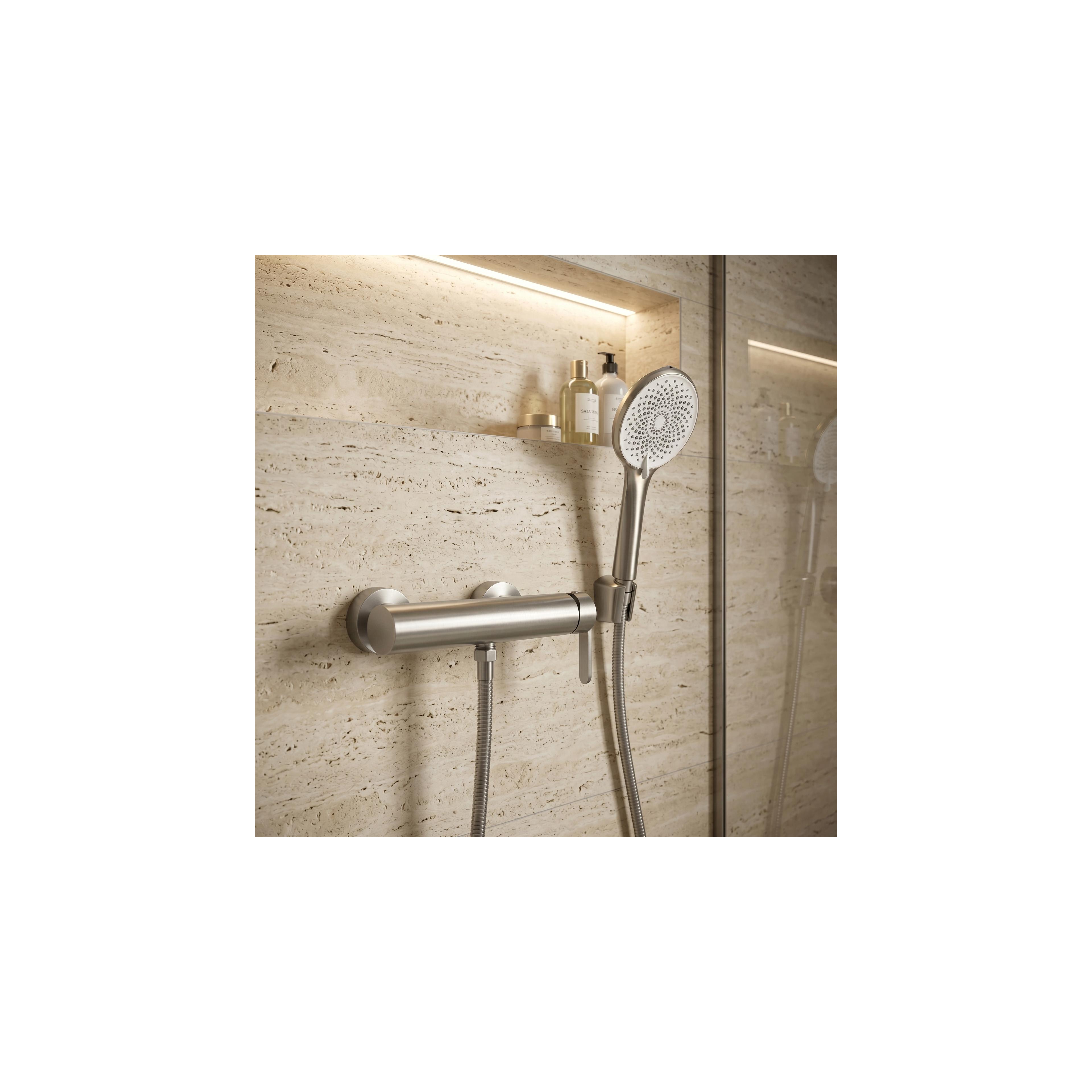 Wannenarmatur REA Ontario Side Brush Nickel