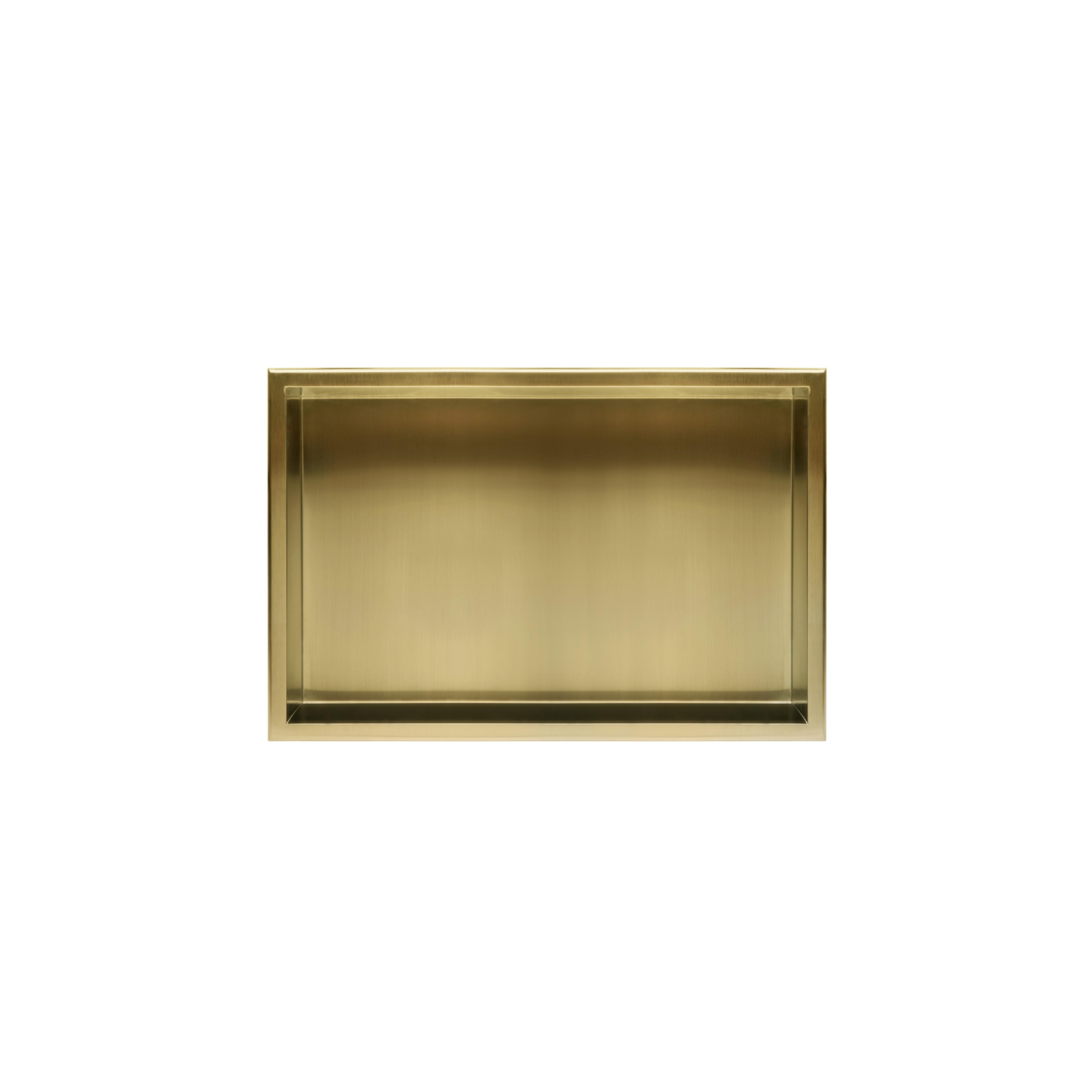bathroom shelf 30x60 gold brush
