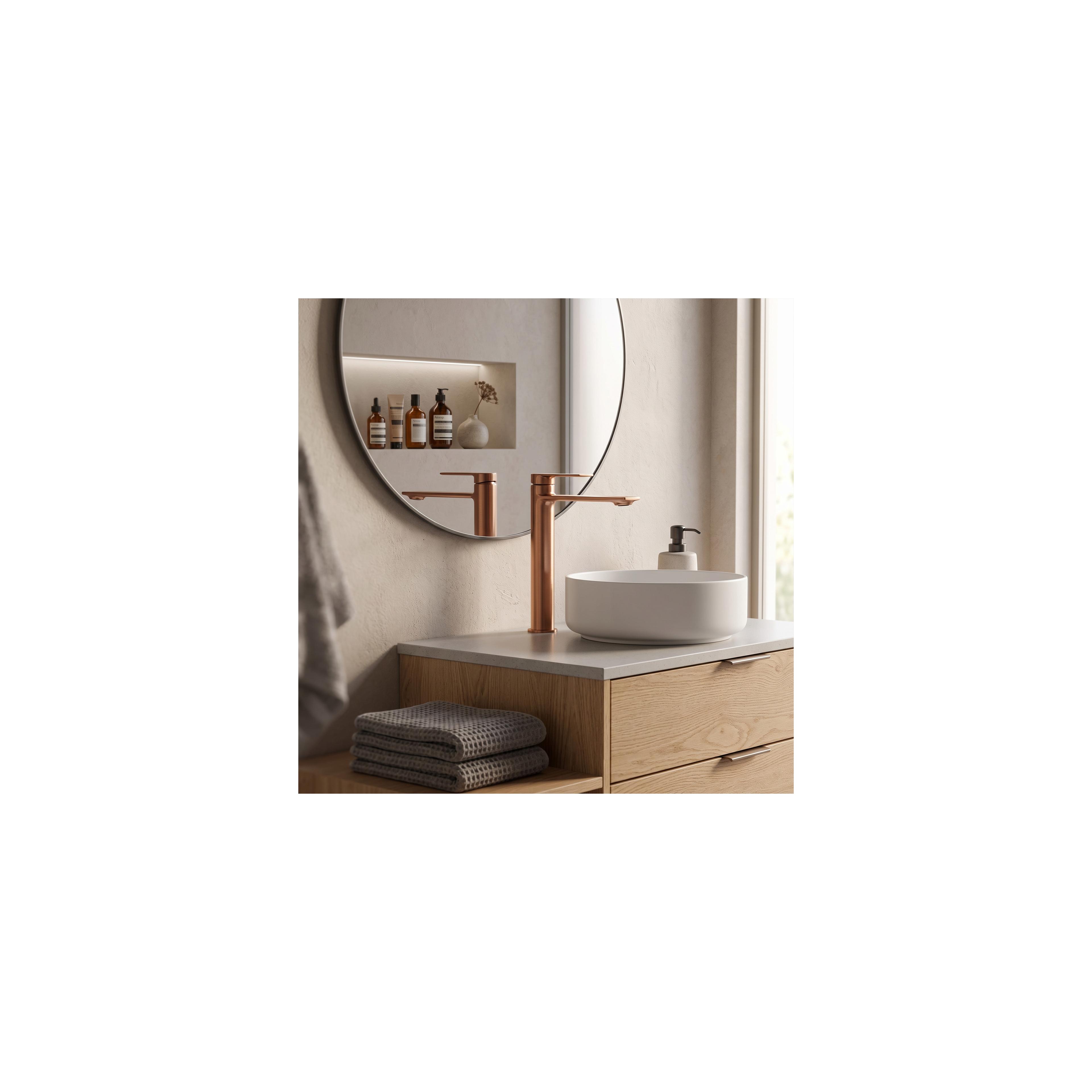 Robinet de lavabo REA Storm COPPER BRUSH High