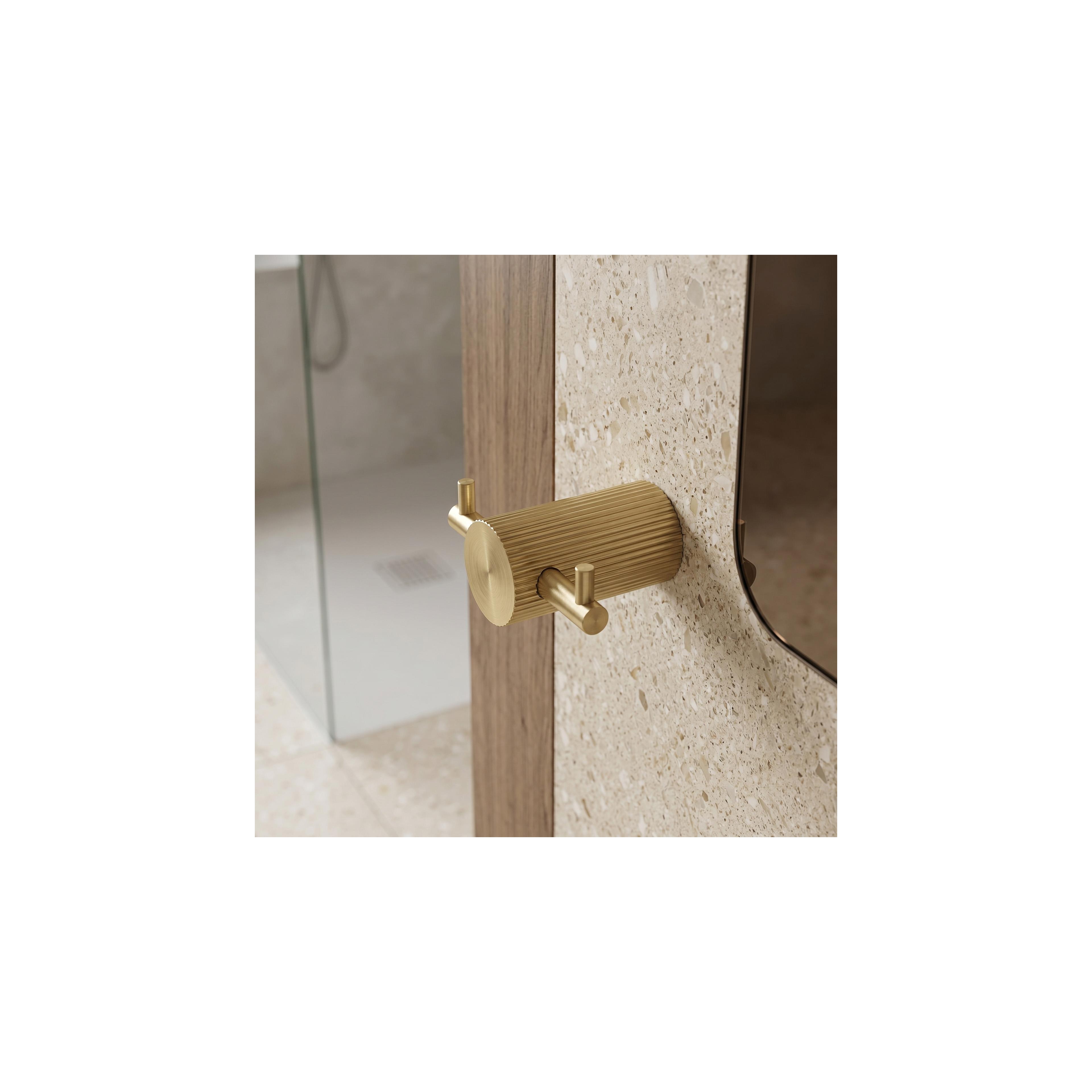 Badezimmerhaken 64104A SOLO Brush Gold
