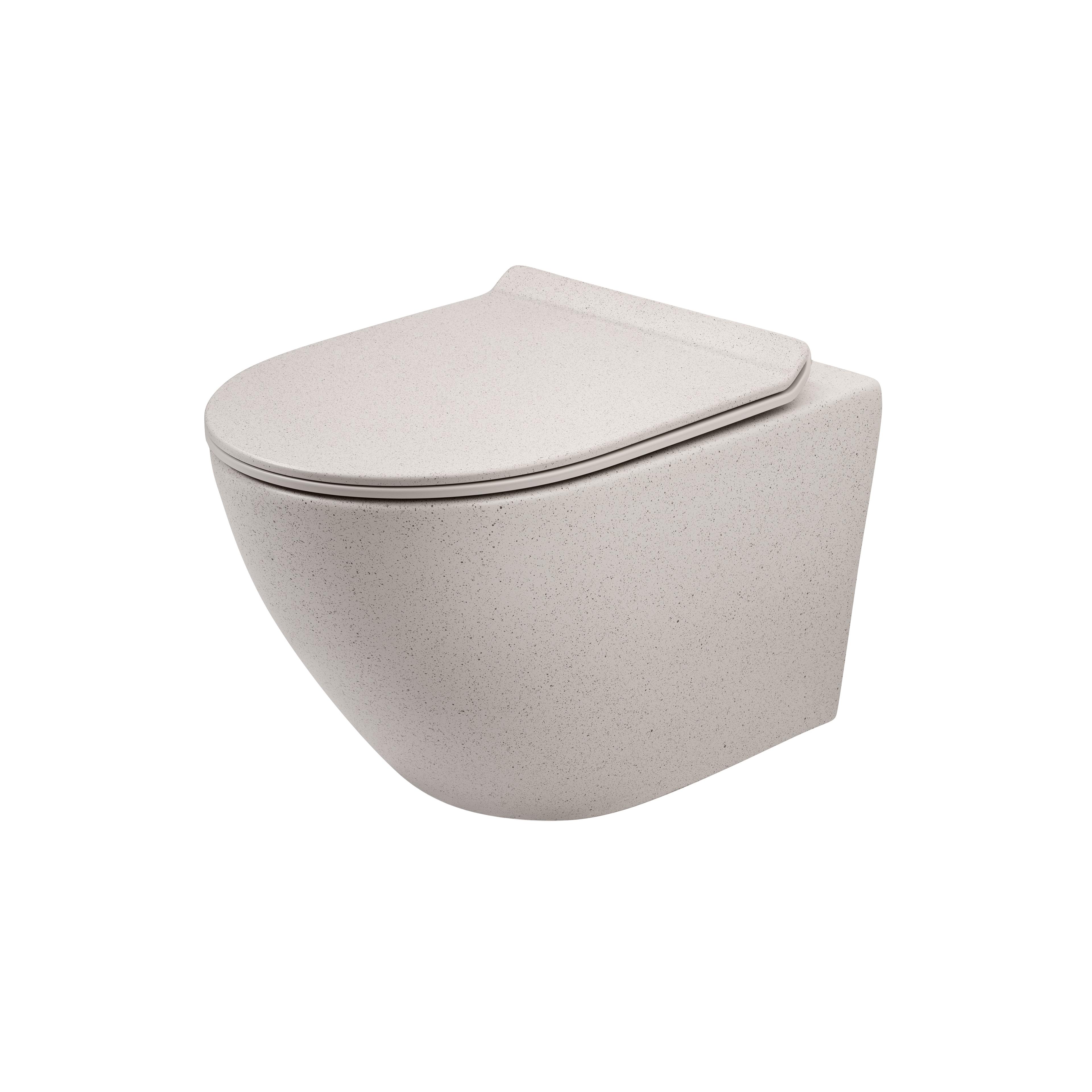 Toilet bowl REA Carlo Mini Tornado Greige