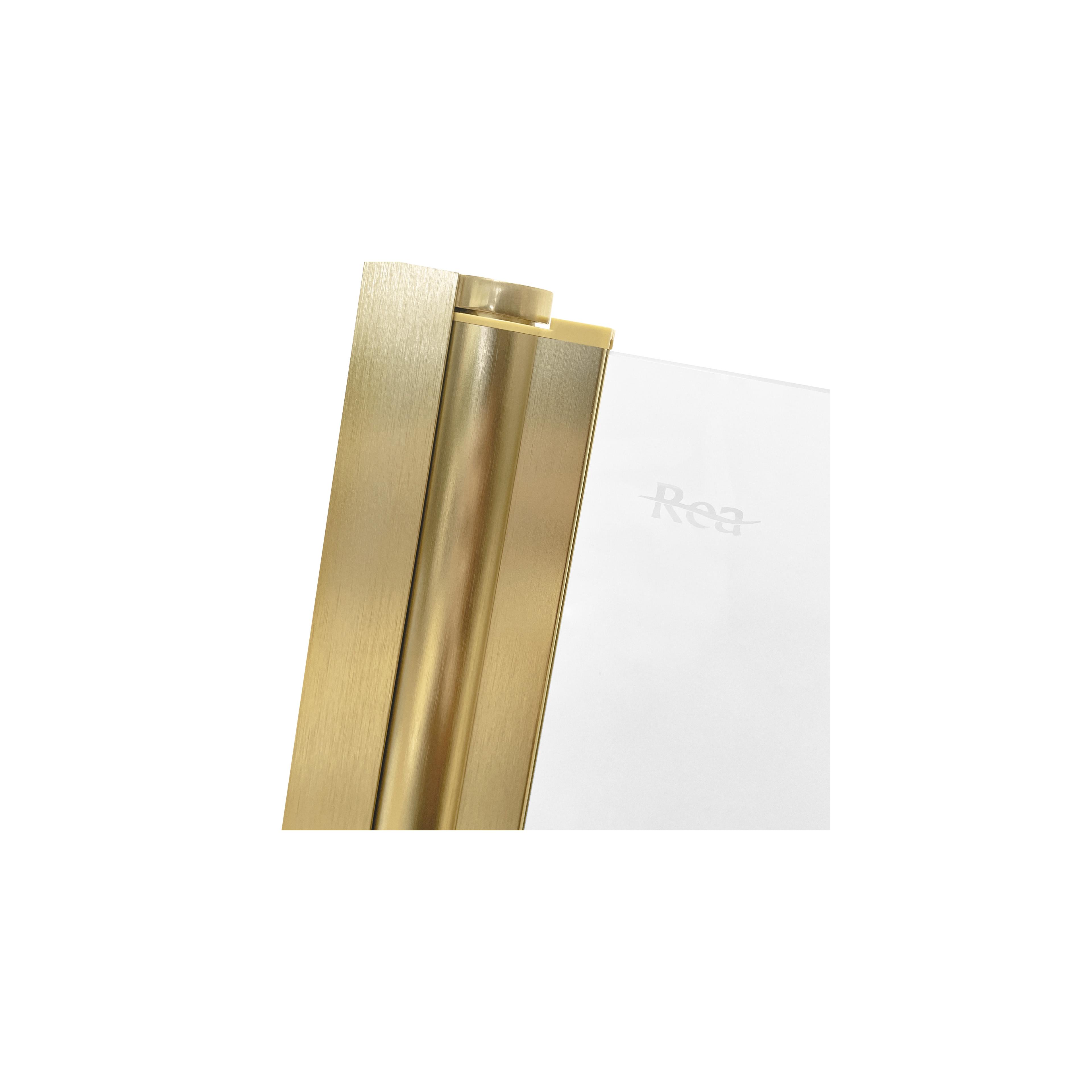 bathtub screen Rea Agat-2 100 BRUSH GOLD