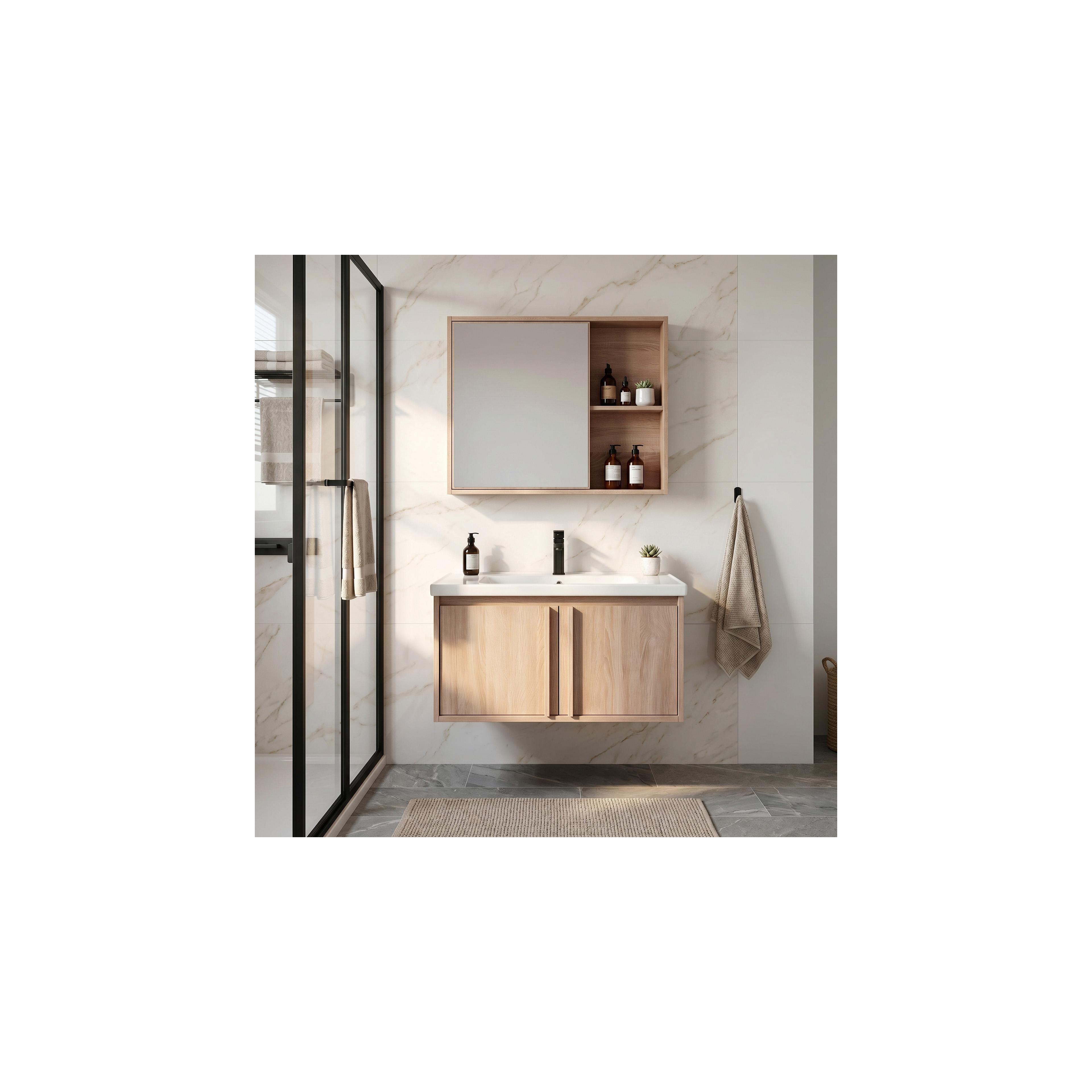 Badezimmermöbel-Set mit Waschbecken Gama T25023 BXM 70CM