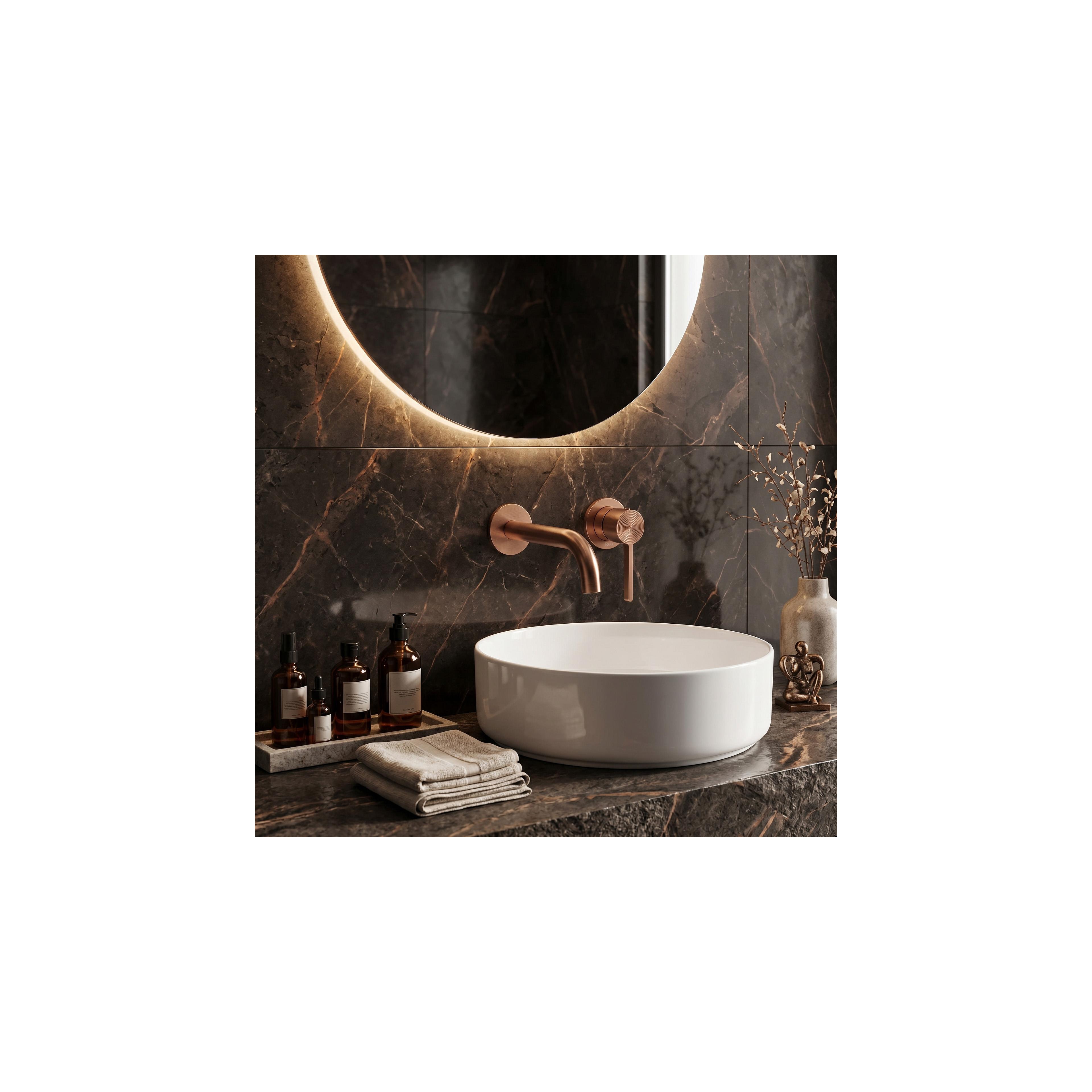 Inbouw wastafelkraan Rea Foster Brush Copper