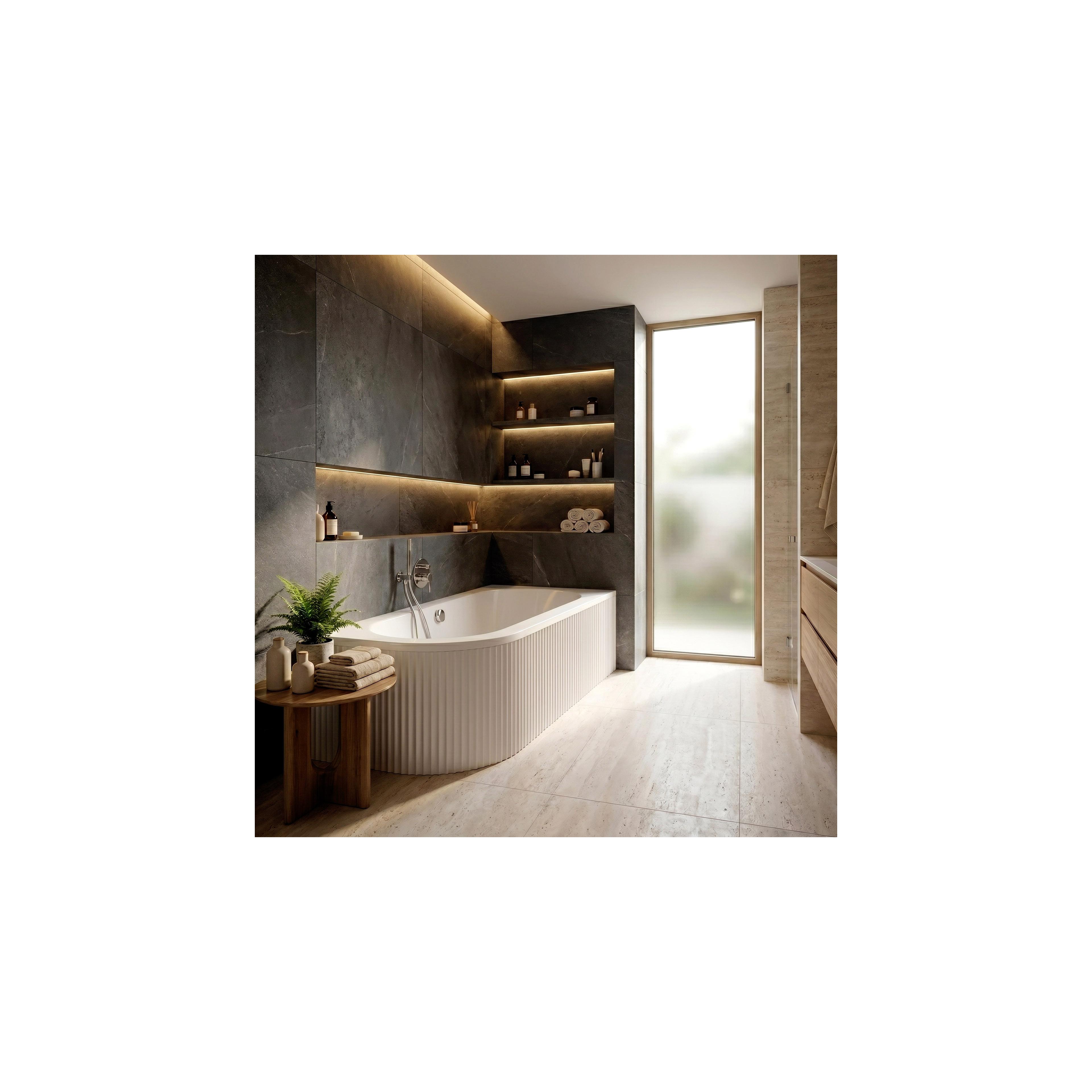 Baignoire Rea Orion Stripe Right 160cm