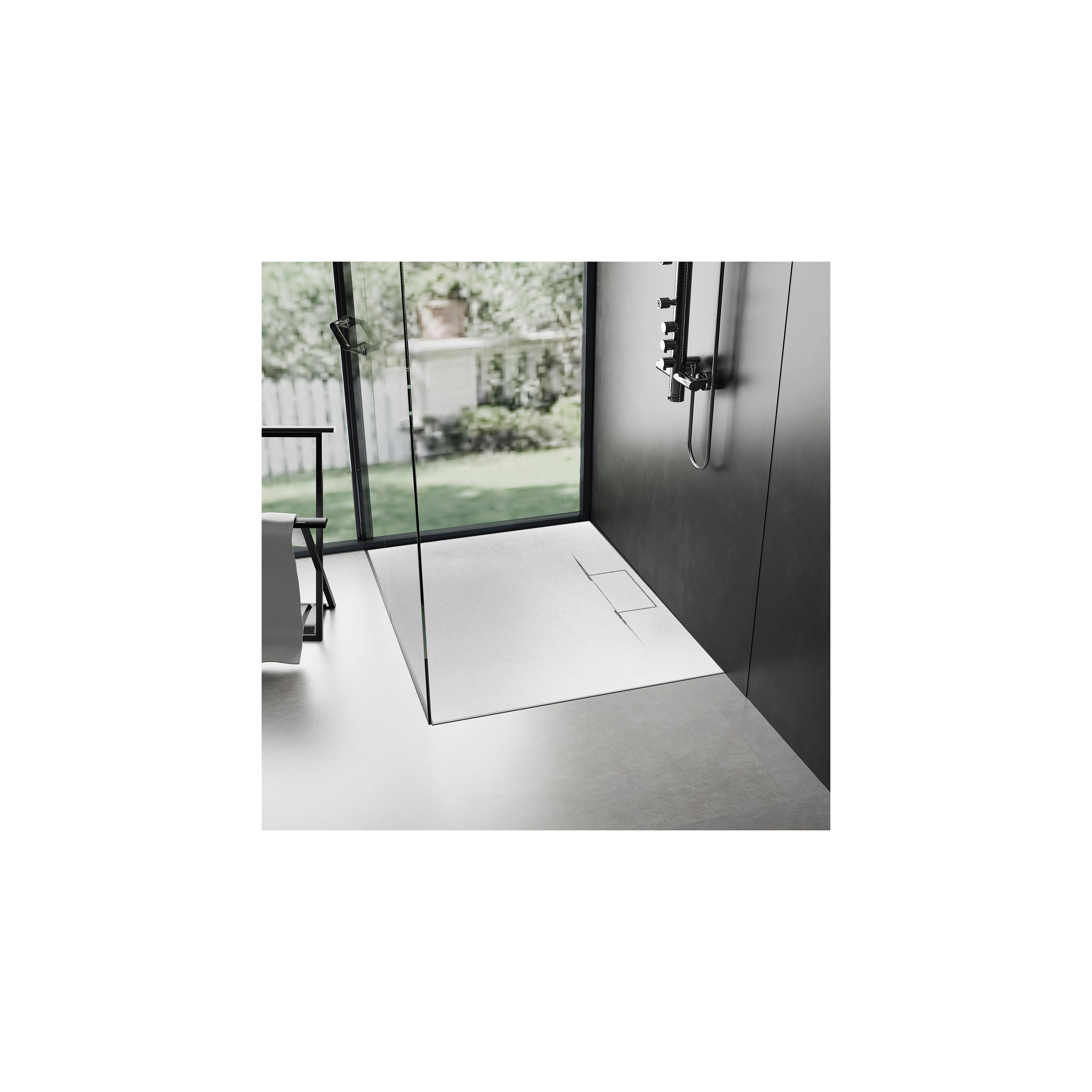 Sprchová vanička REA Bazalt Long White 90x120