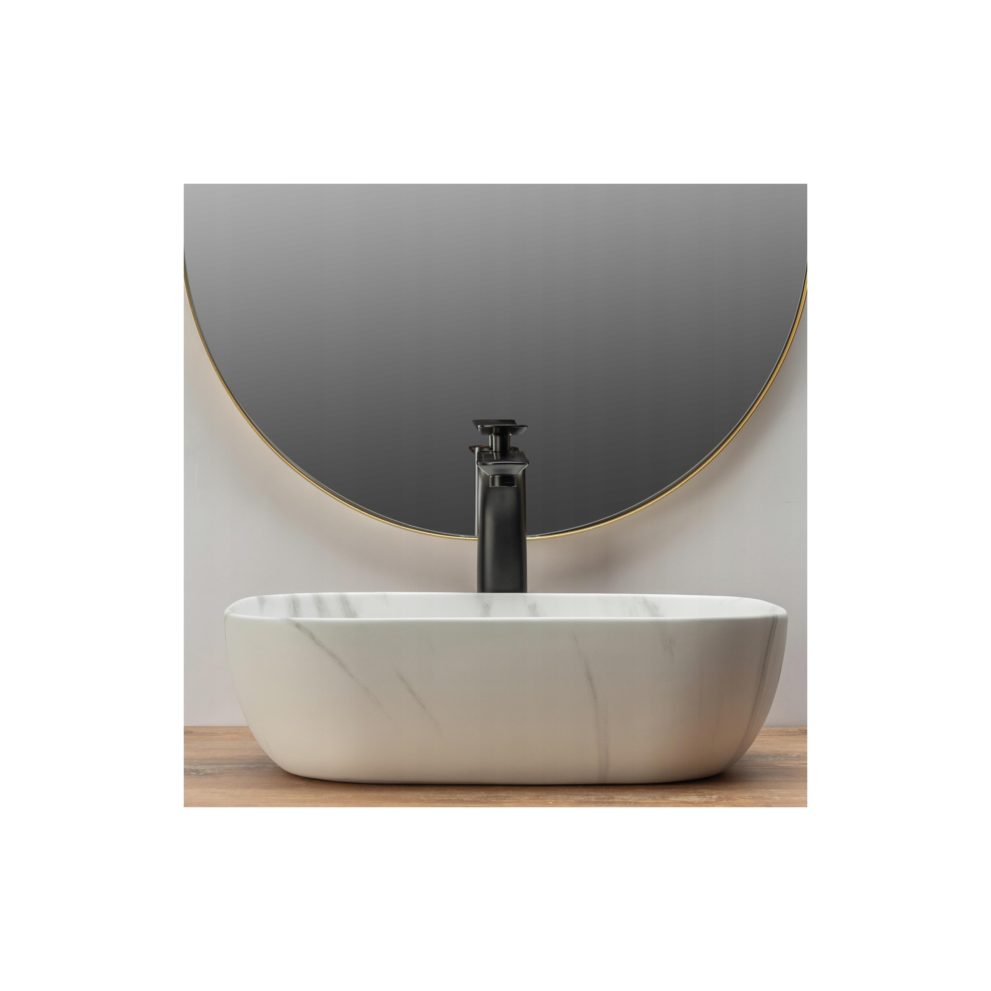 Opzetwastafel Rea Belinda Marble Marble Mat