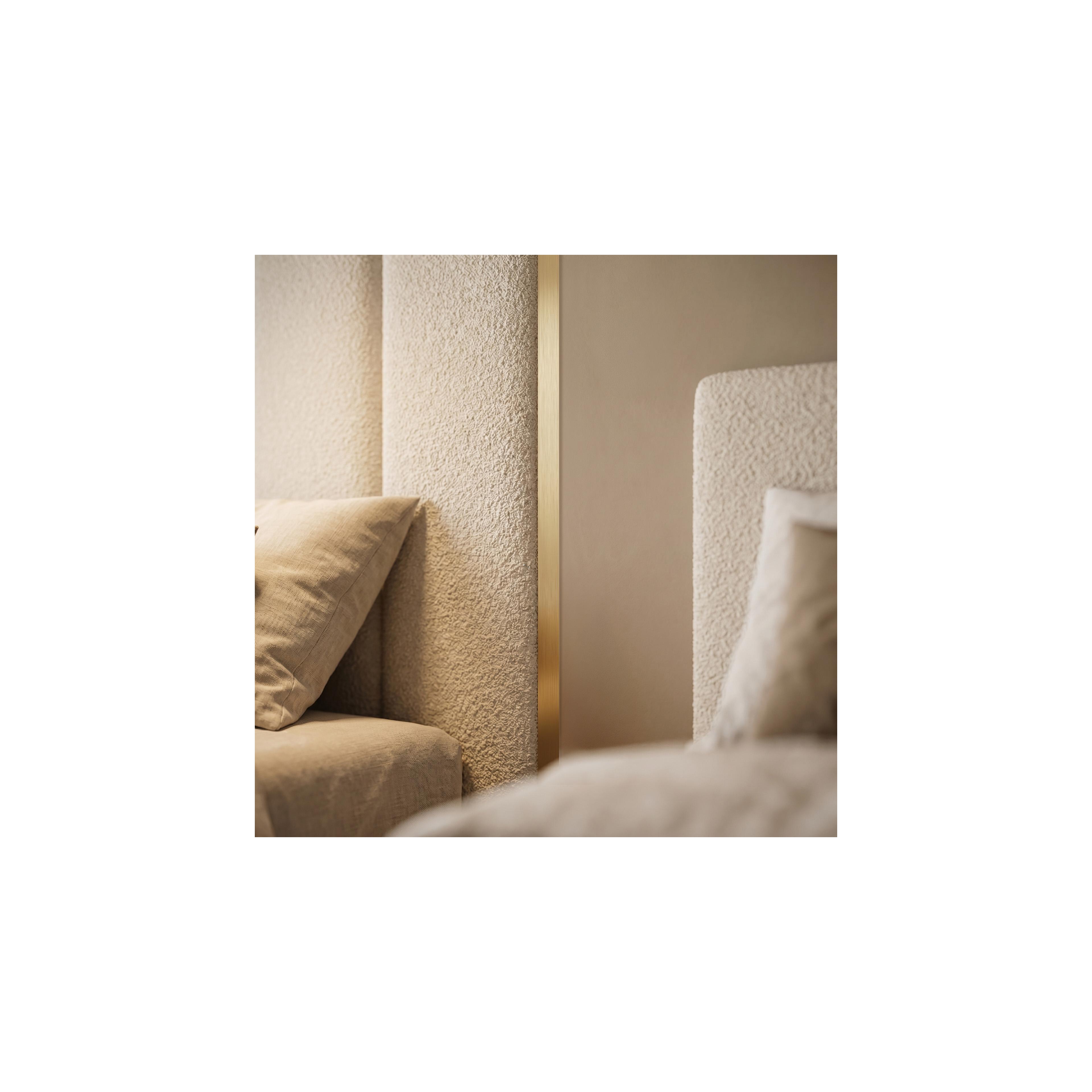 Selbstklebende Zierleiste Rea P14454 2cm Brush Gold