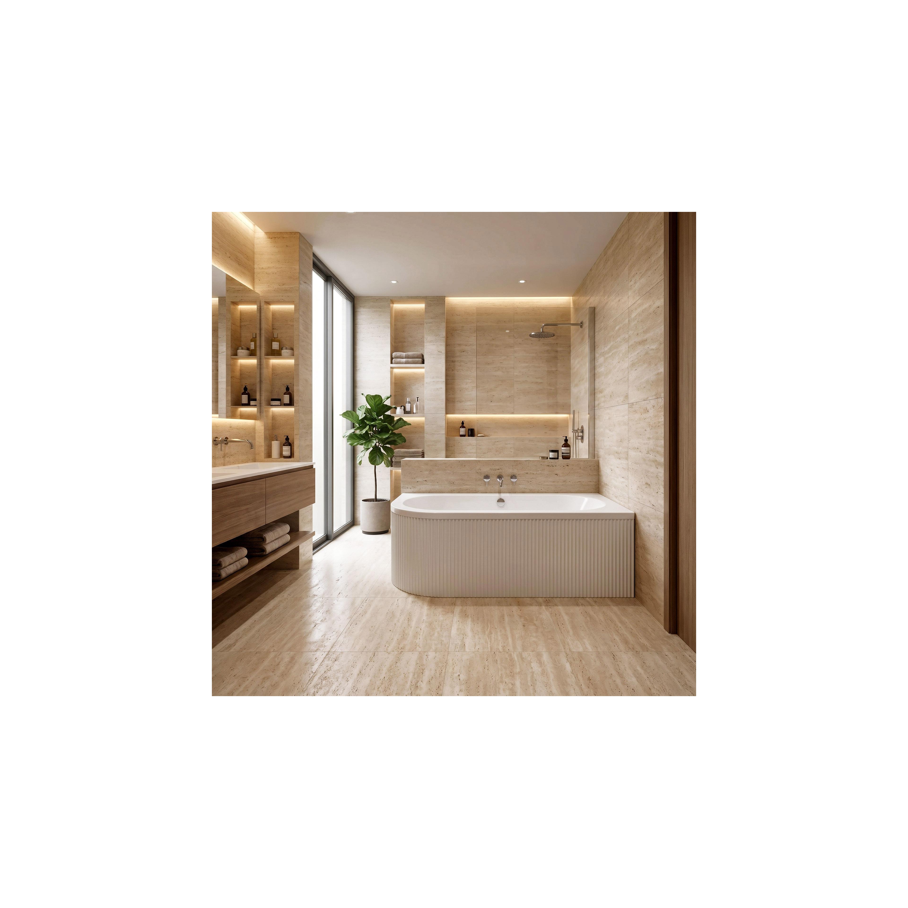 Baignoire Rea Orion Stripe Right 160cm