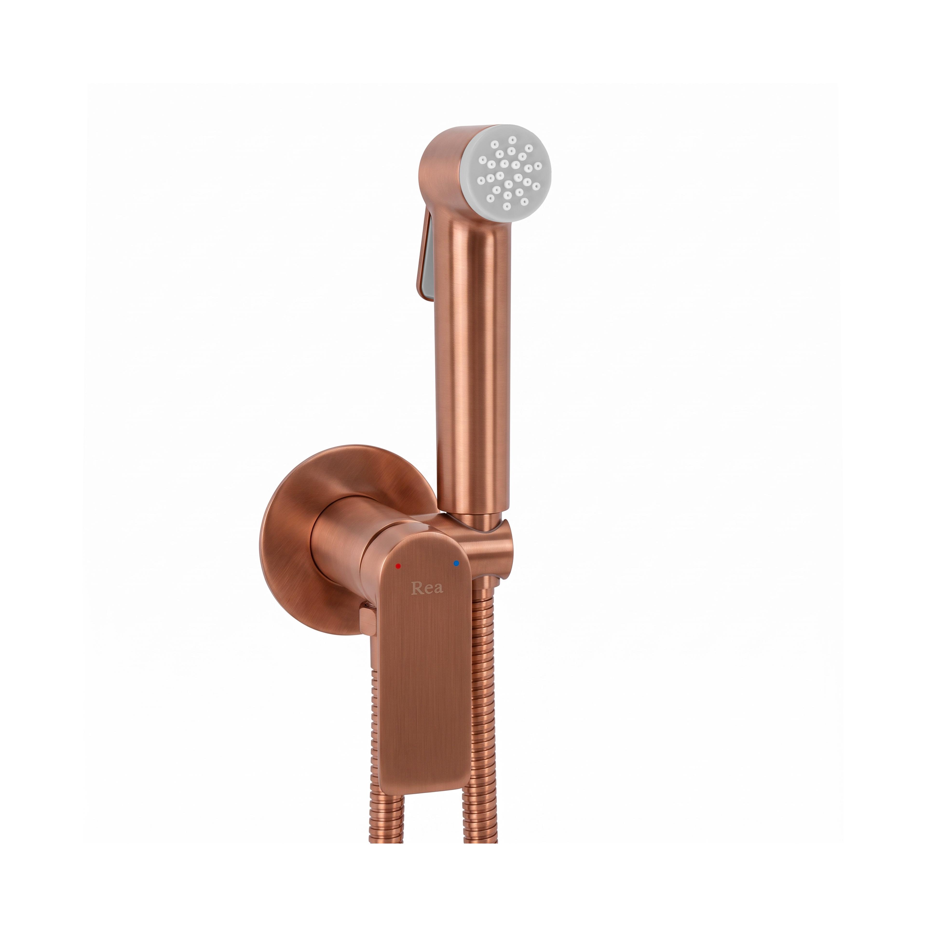 Змішувач для біде Rea Storm Brush Copper