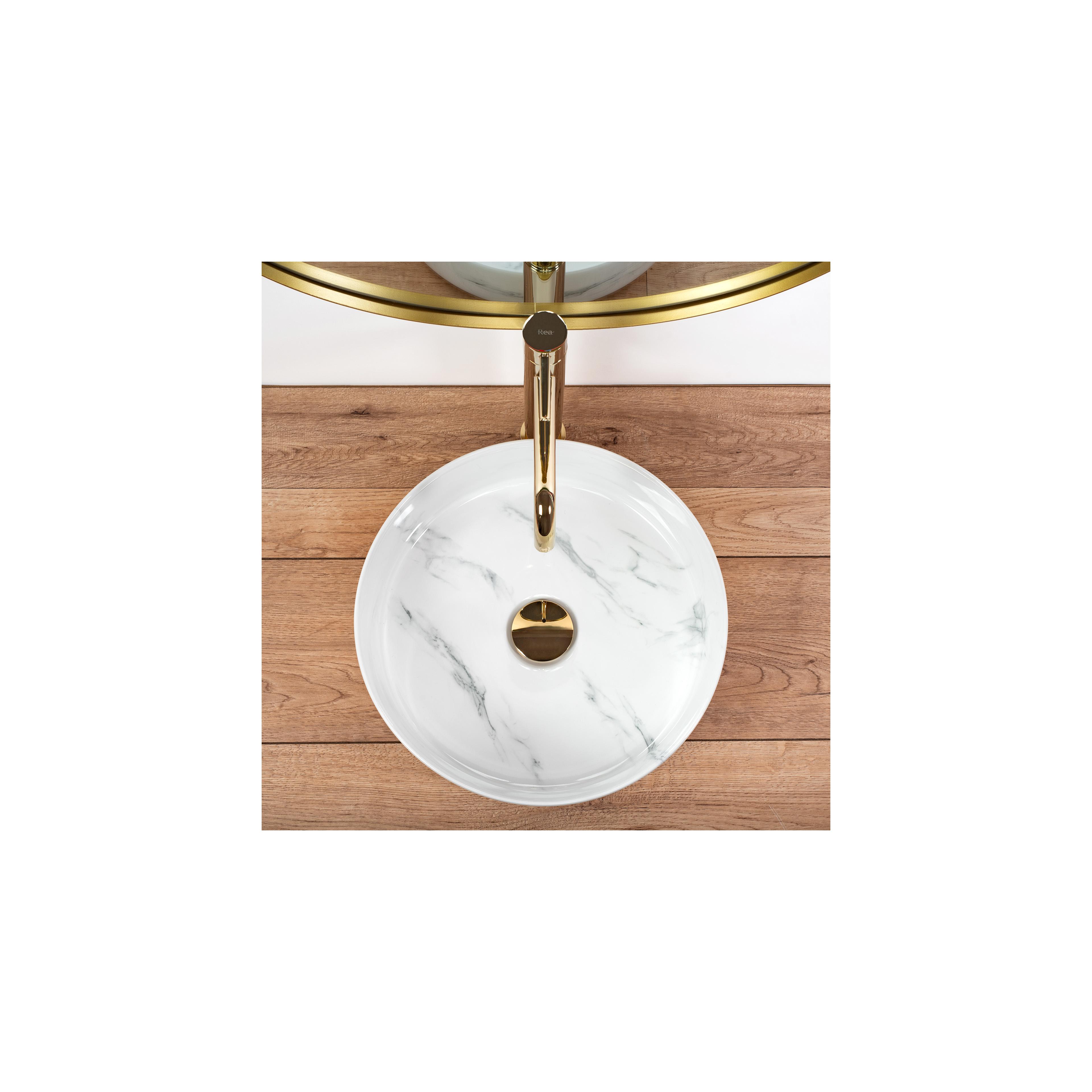 Aufsatzwaschbecken Rea Sami Nature Marble