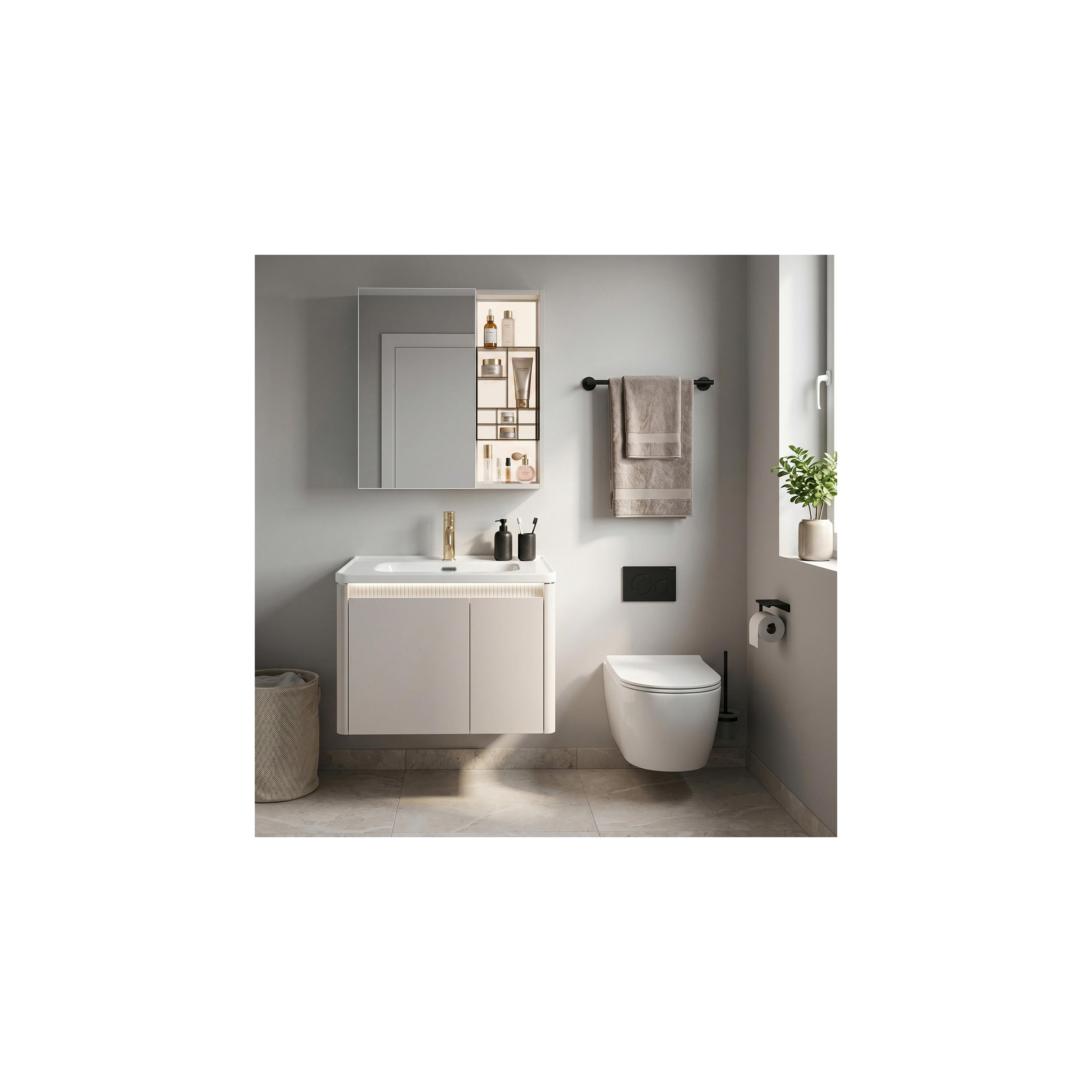 Set kupaonskog namještaja s umivaonikom DE07-60 Beige 60CM