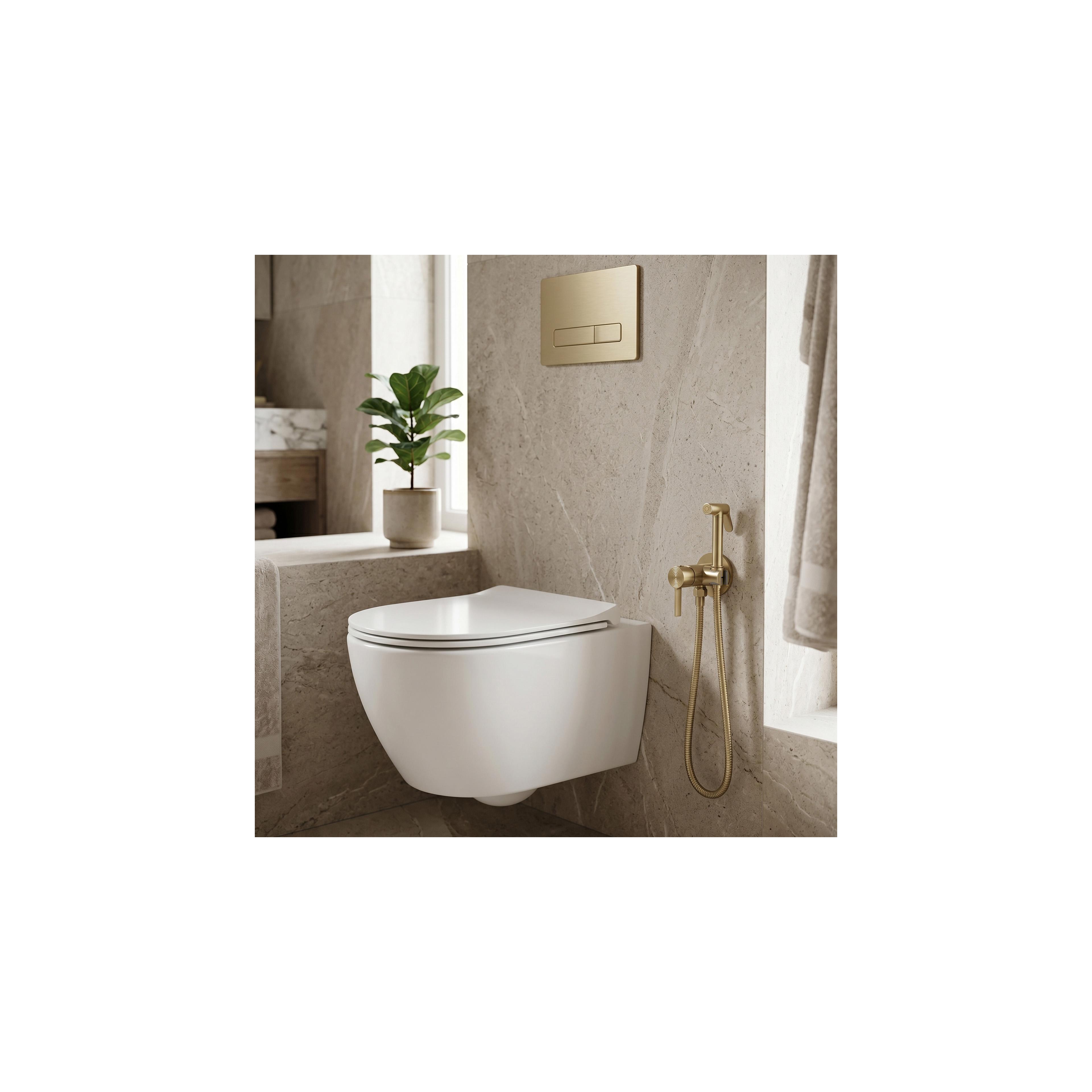 Bidetarmatur Rea Foster Brush Gold
