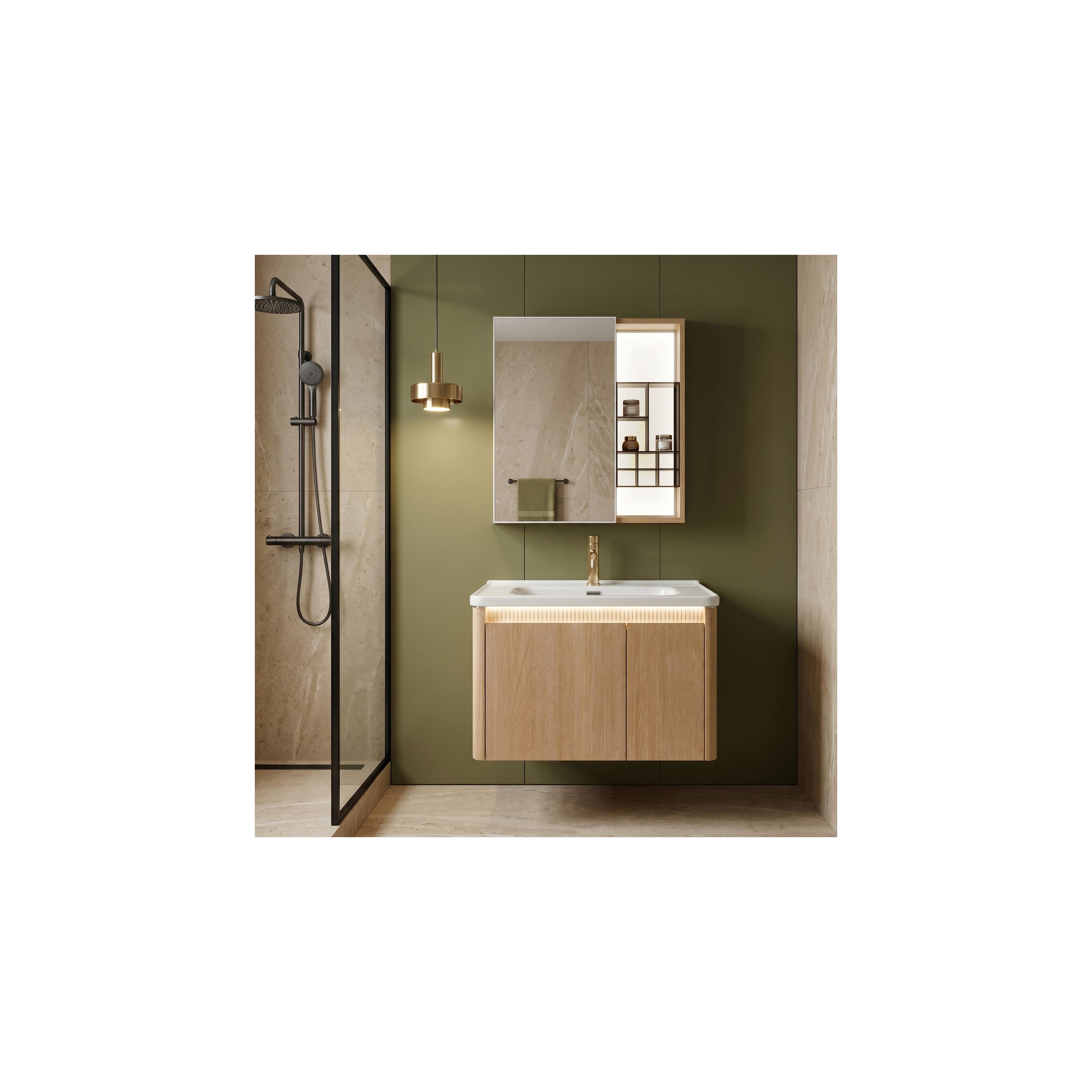 Set kupaonskog namještaja s umivaonikom DE07-70 Oak 70CM