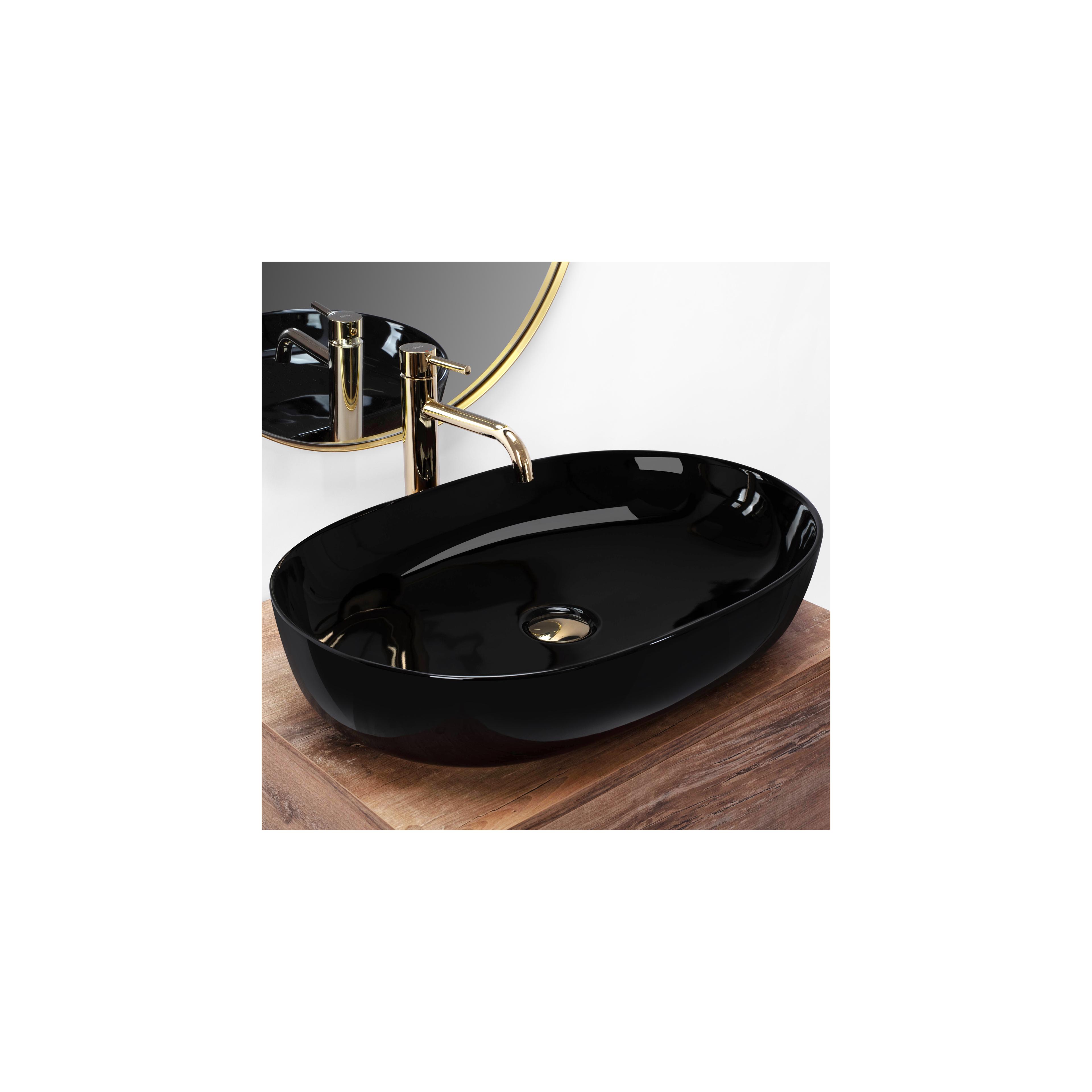 Aufsatzwaschbecken Rea CLEO Black
