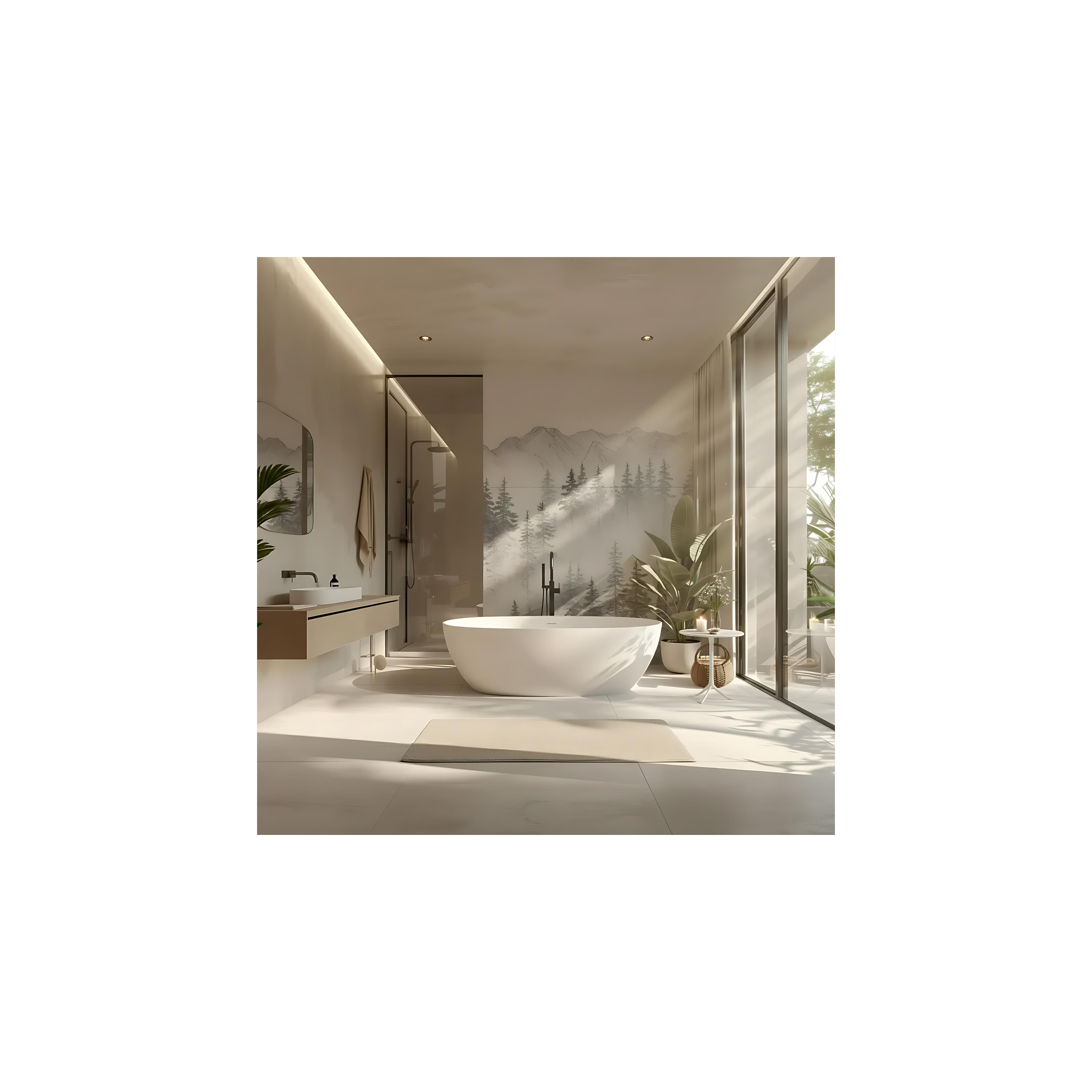 Cadă acrilică freestanding ROMA 170