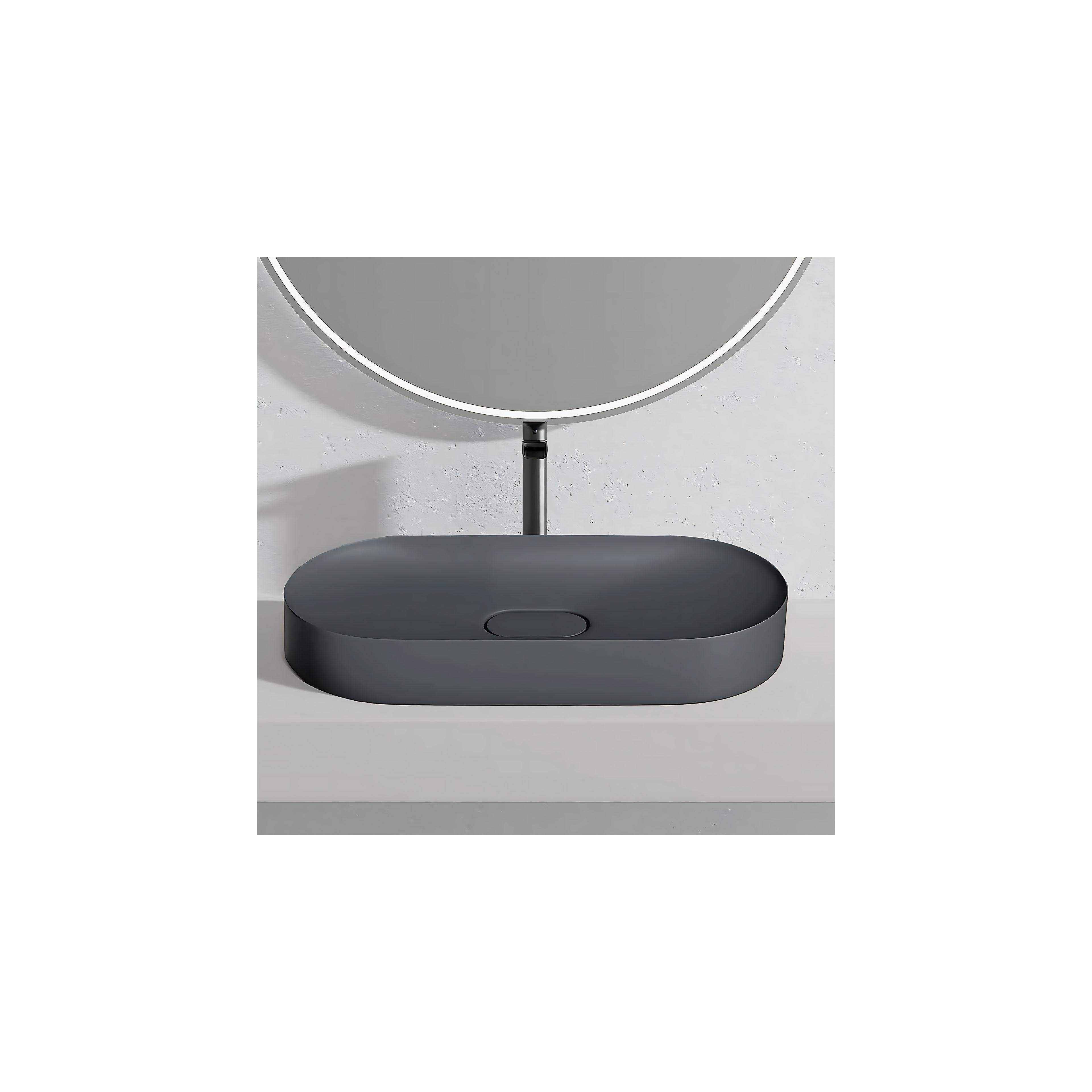 Waschbecken Konglomerat  IRIS 71 CM GREY MATT
