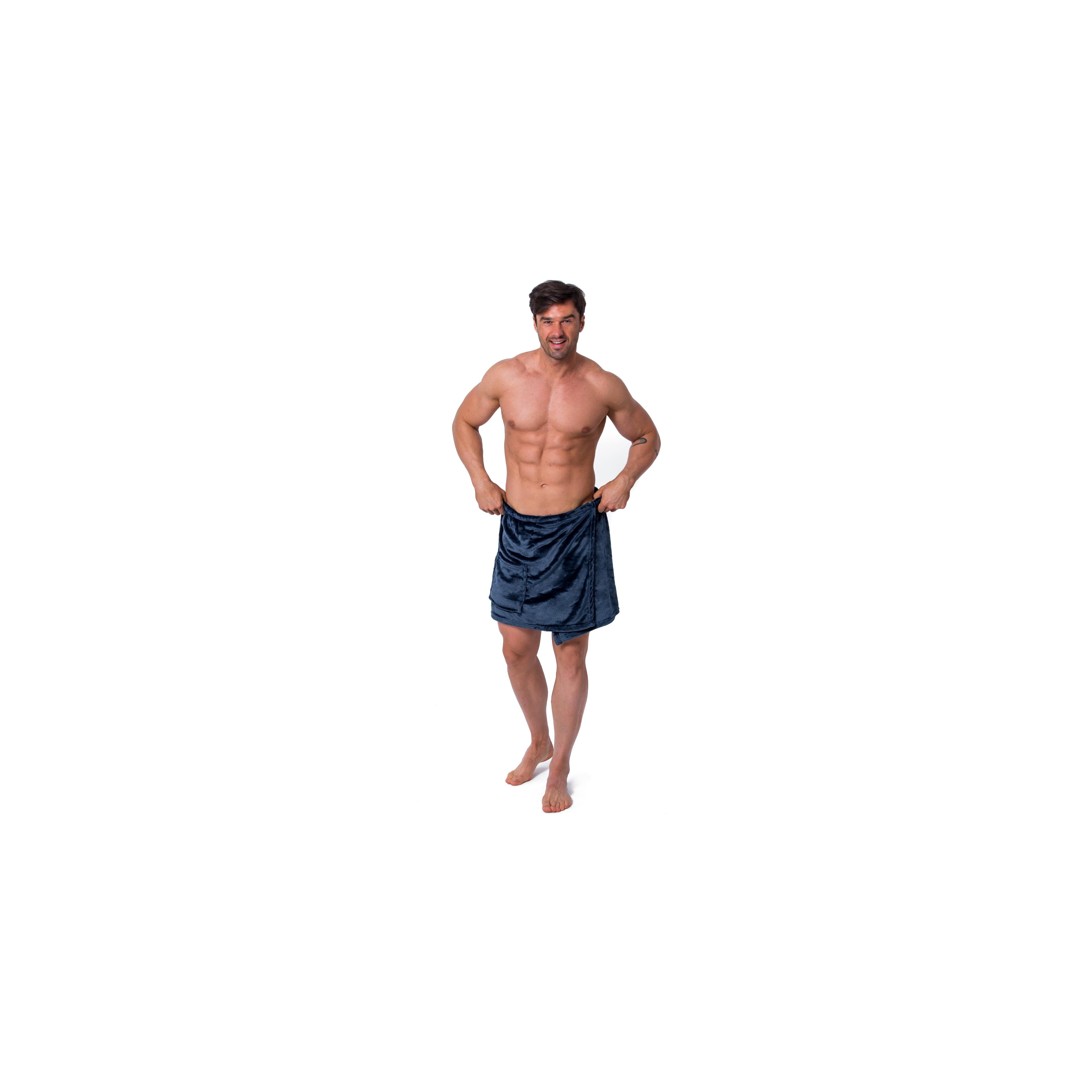 Saunakilt Badetuch Herren Navy