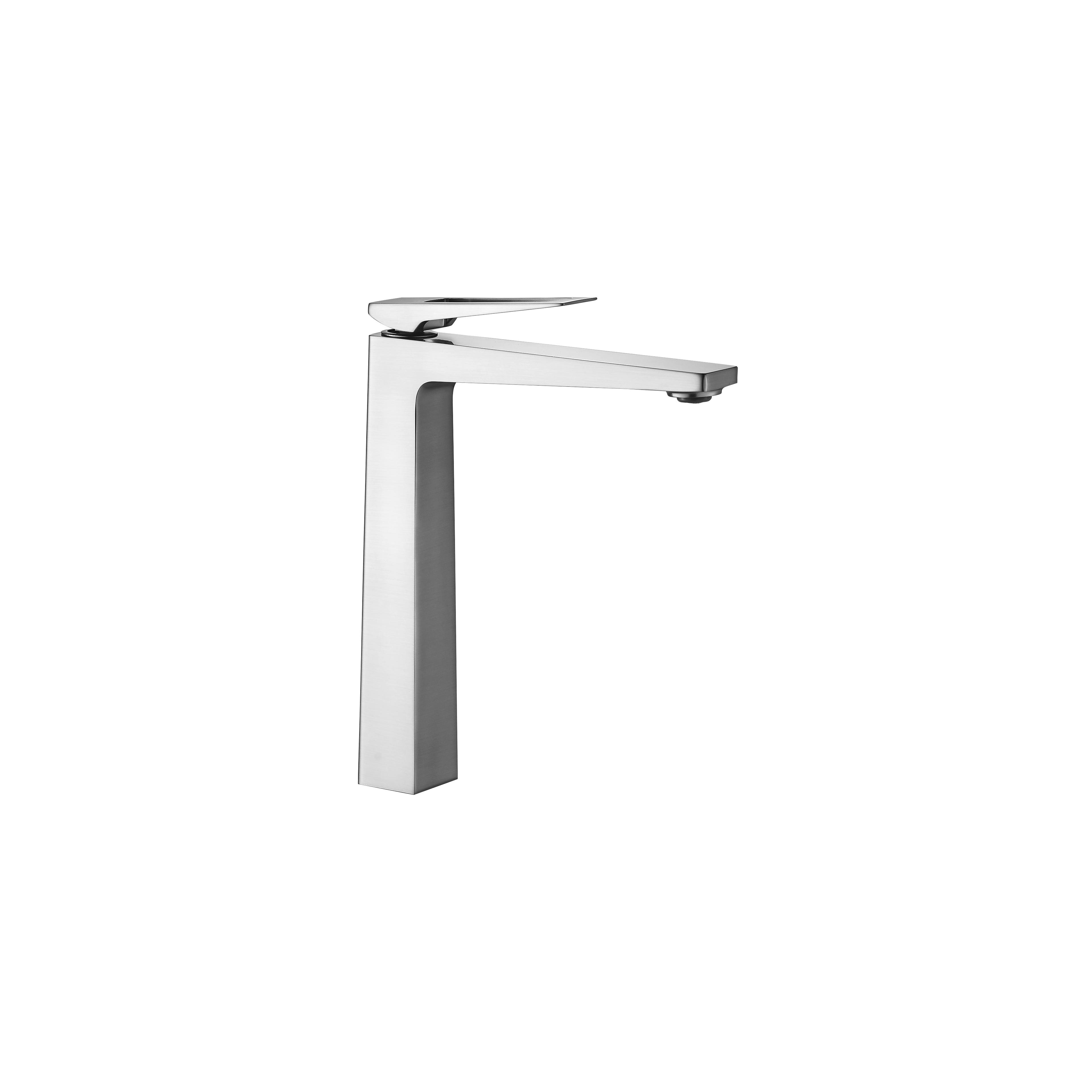 Waschbeckenarmatur Nickel Brush INOX High