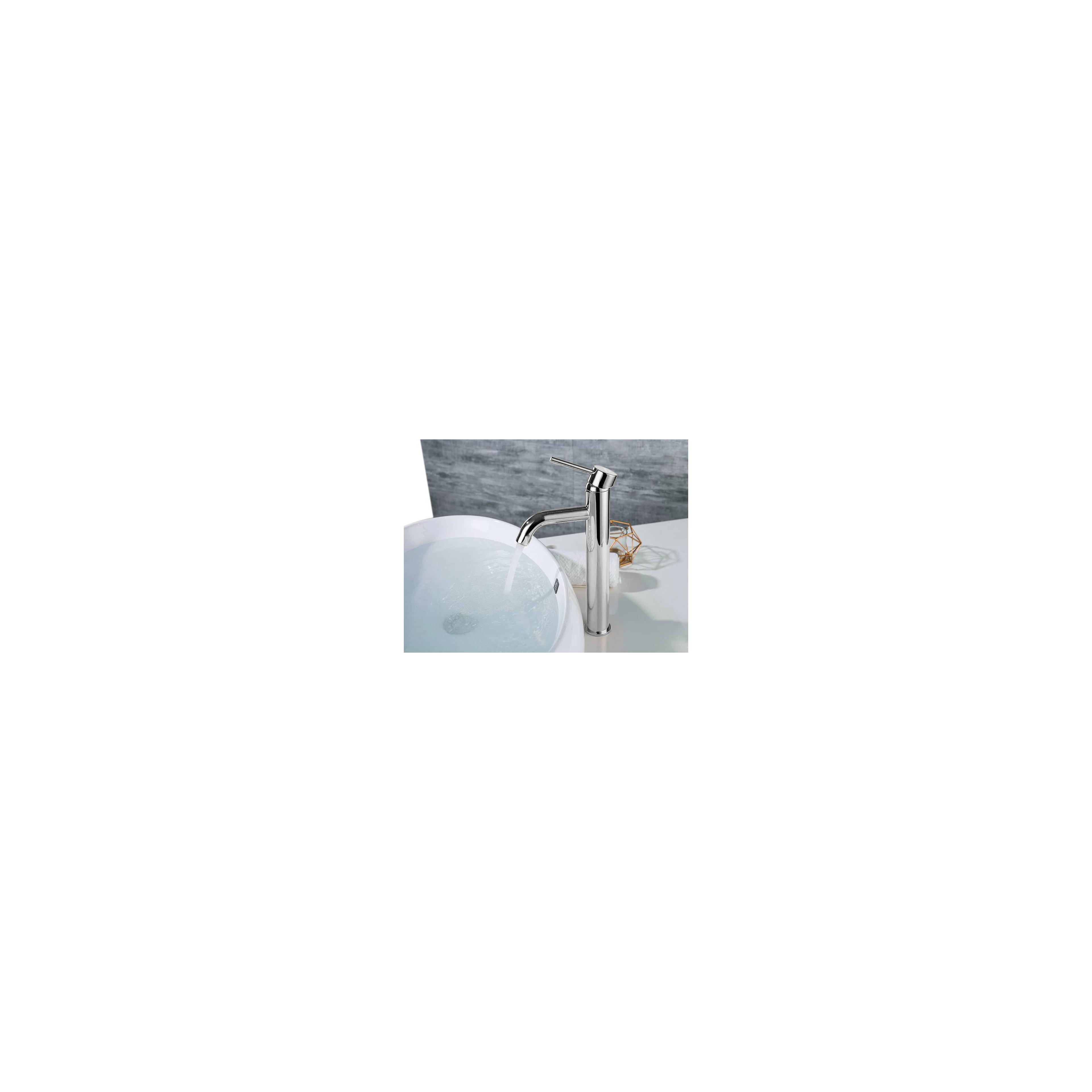 Bathroom faucet Rea Lungo Chrome High