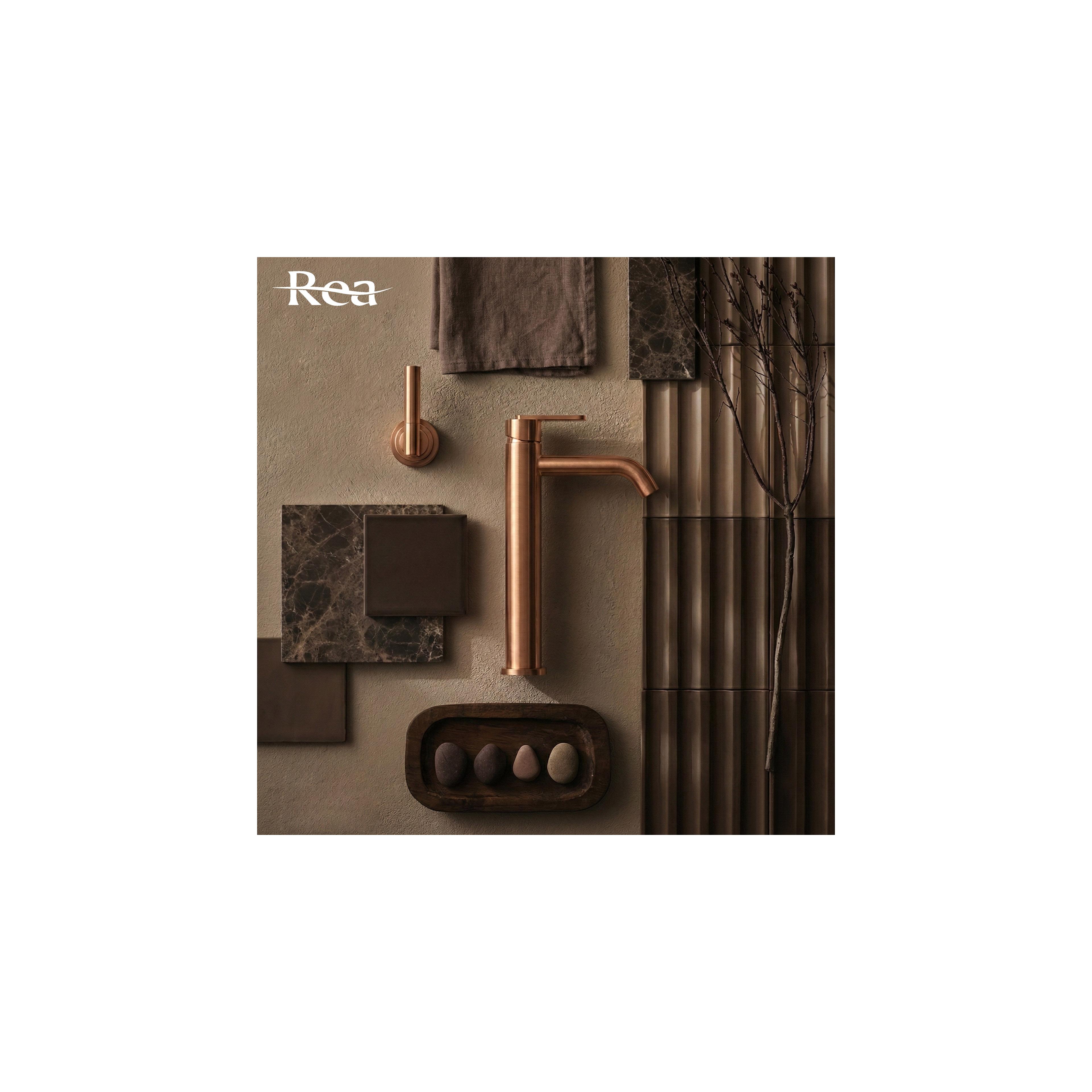 Waschbeckenarmatur Rea Ontario Brush Copper