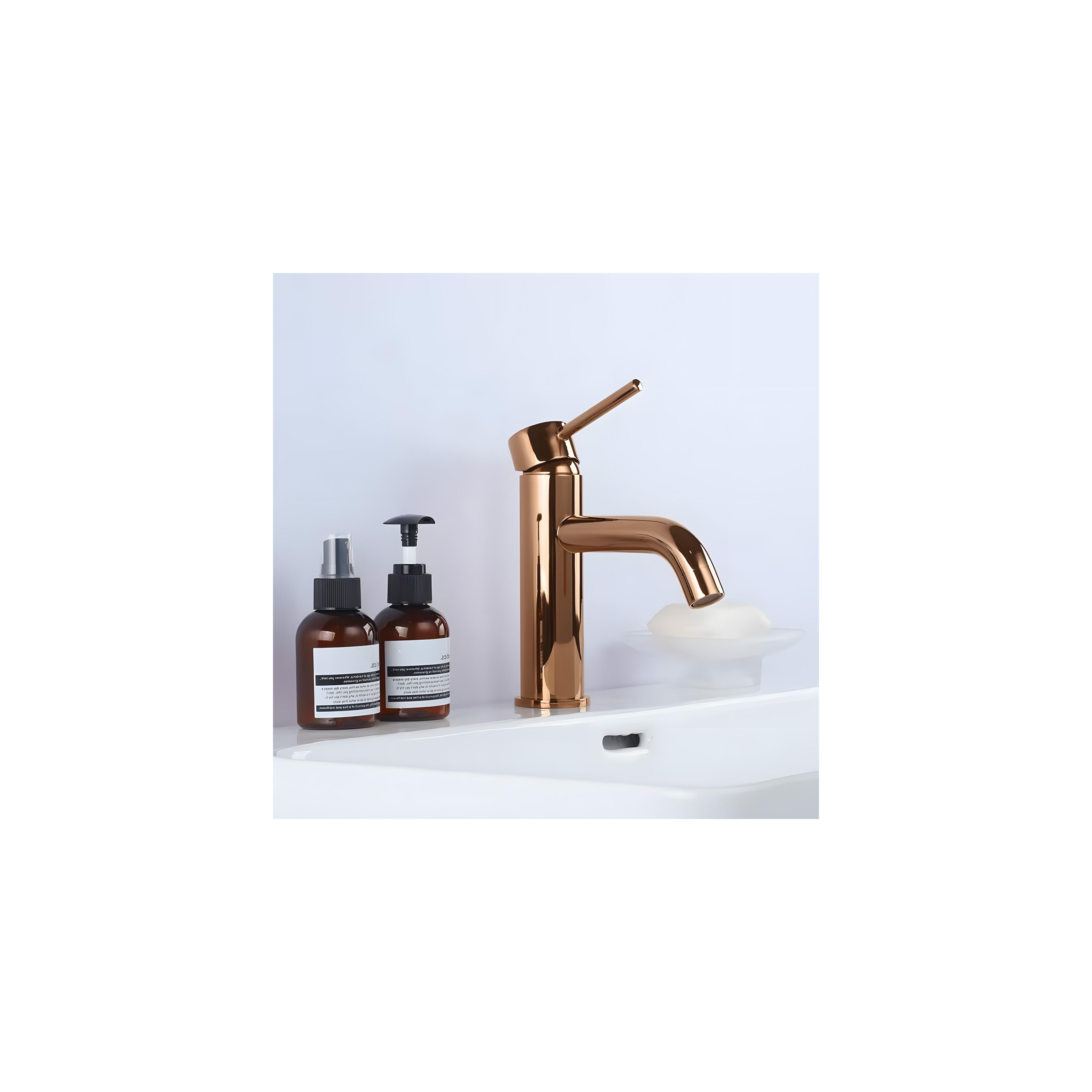 Bathroom faucet Rea Lungo Copper Low