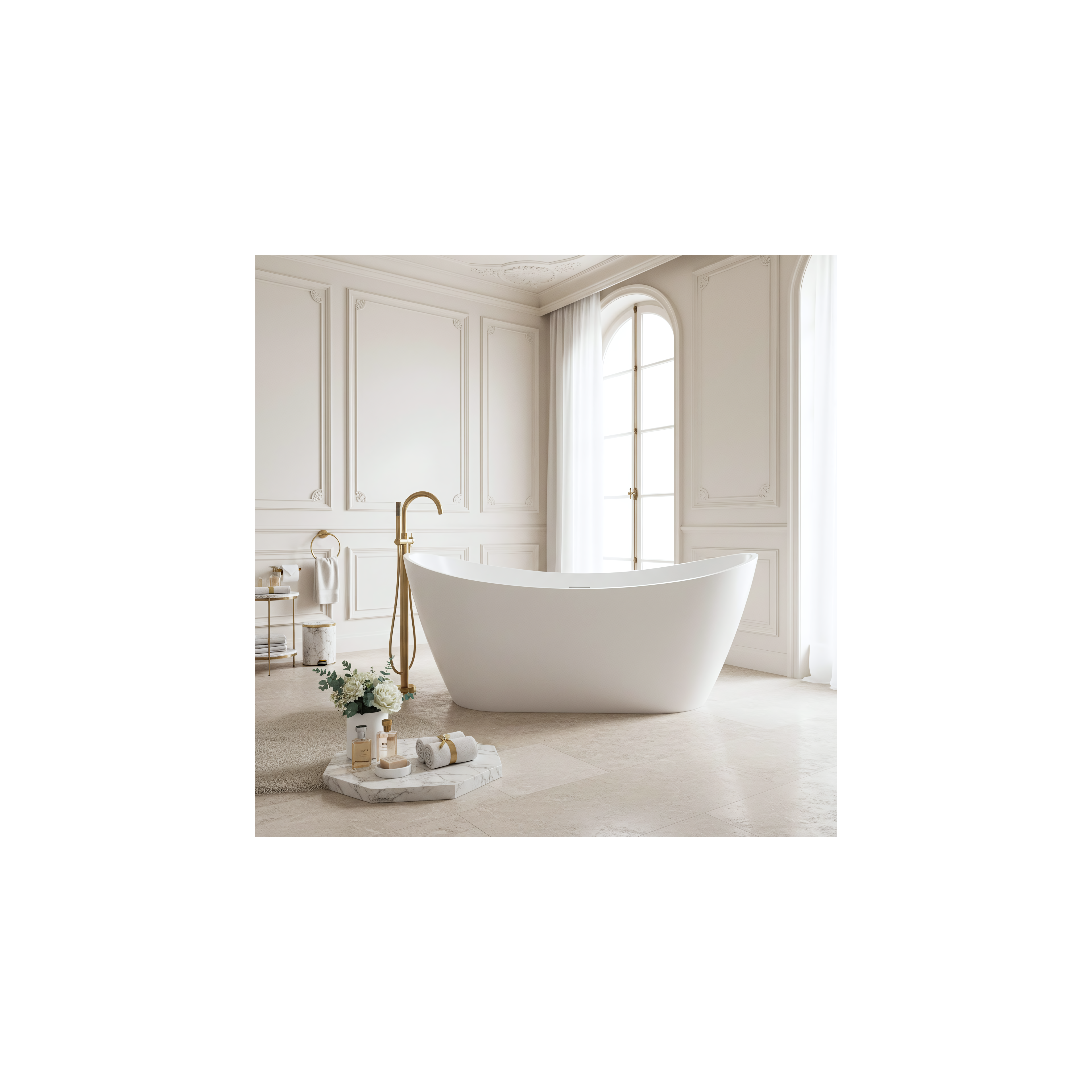Freestanding bath Rea Ferrano 180
