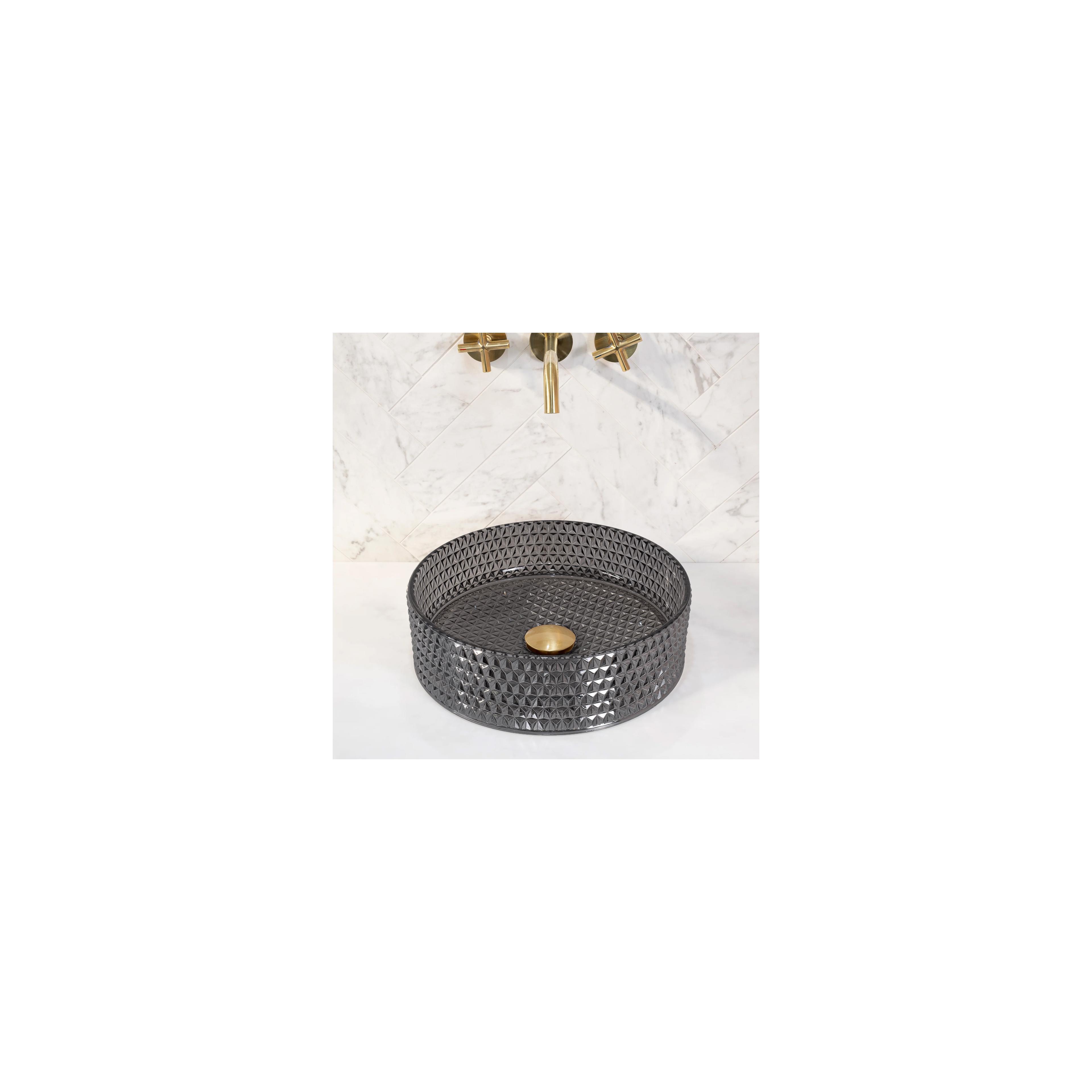 Countertop washbasin Rea Cristal Black 35