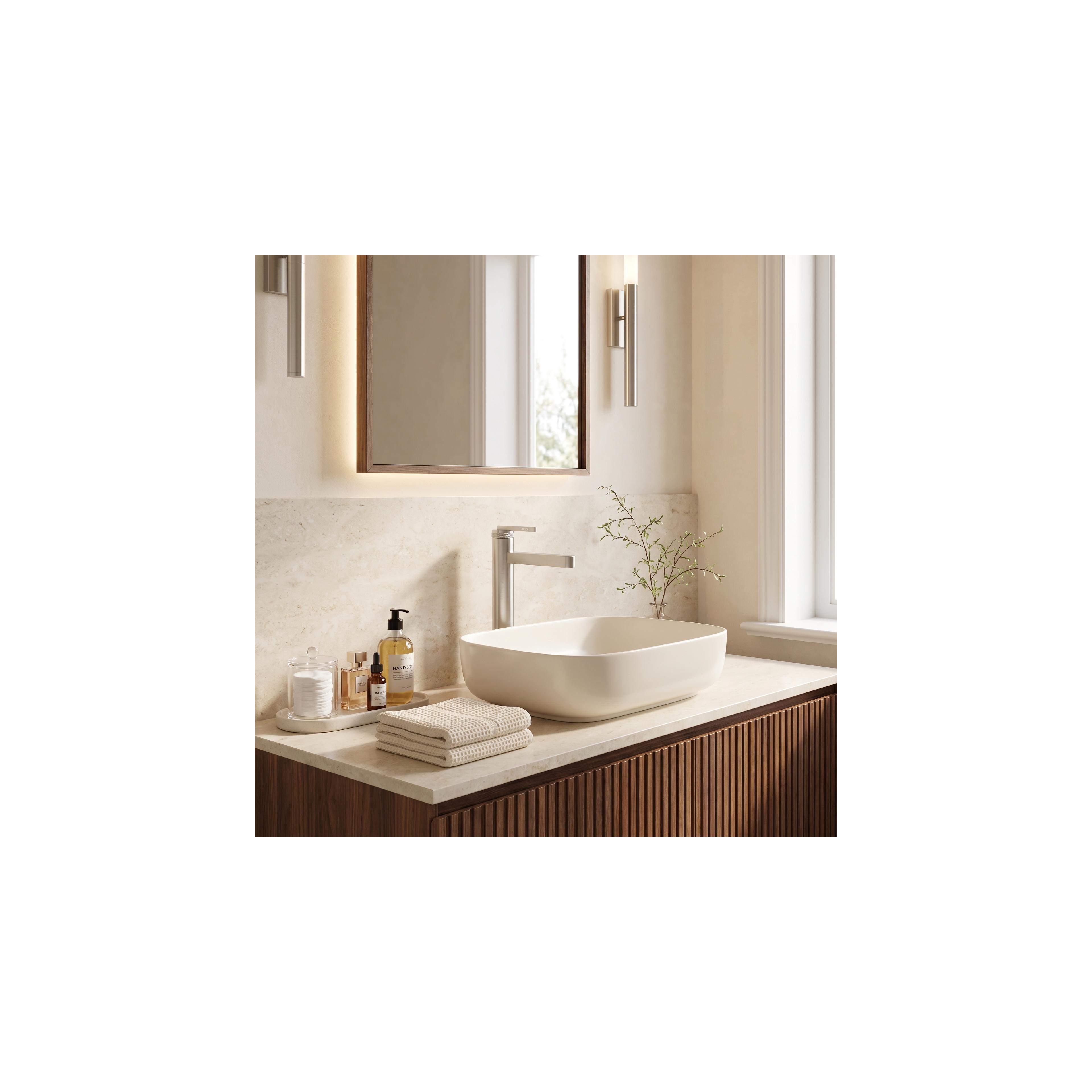 Bathroom faucet Rea Grace Brush Nickel High
