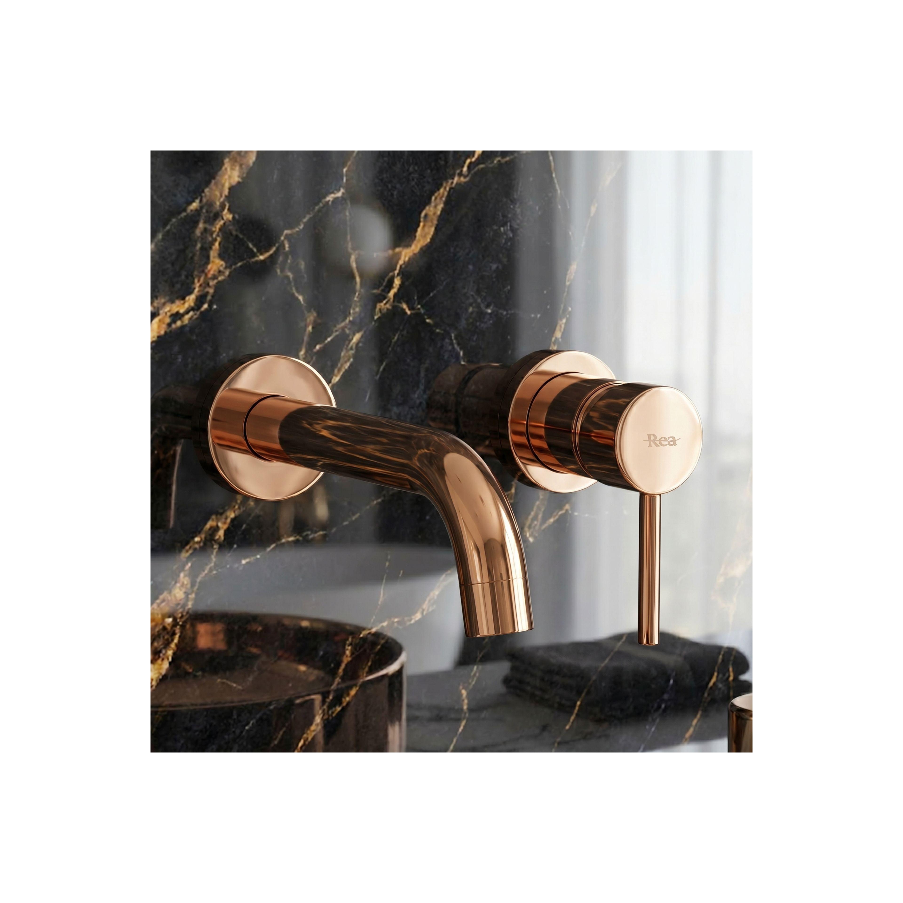 Inbyggd blandare Rea Lungo Koppar + BOX