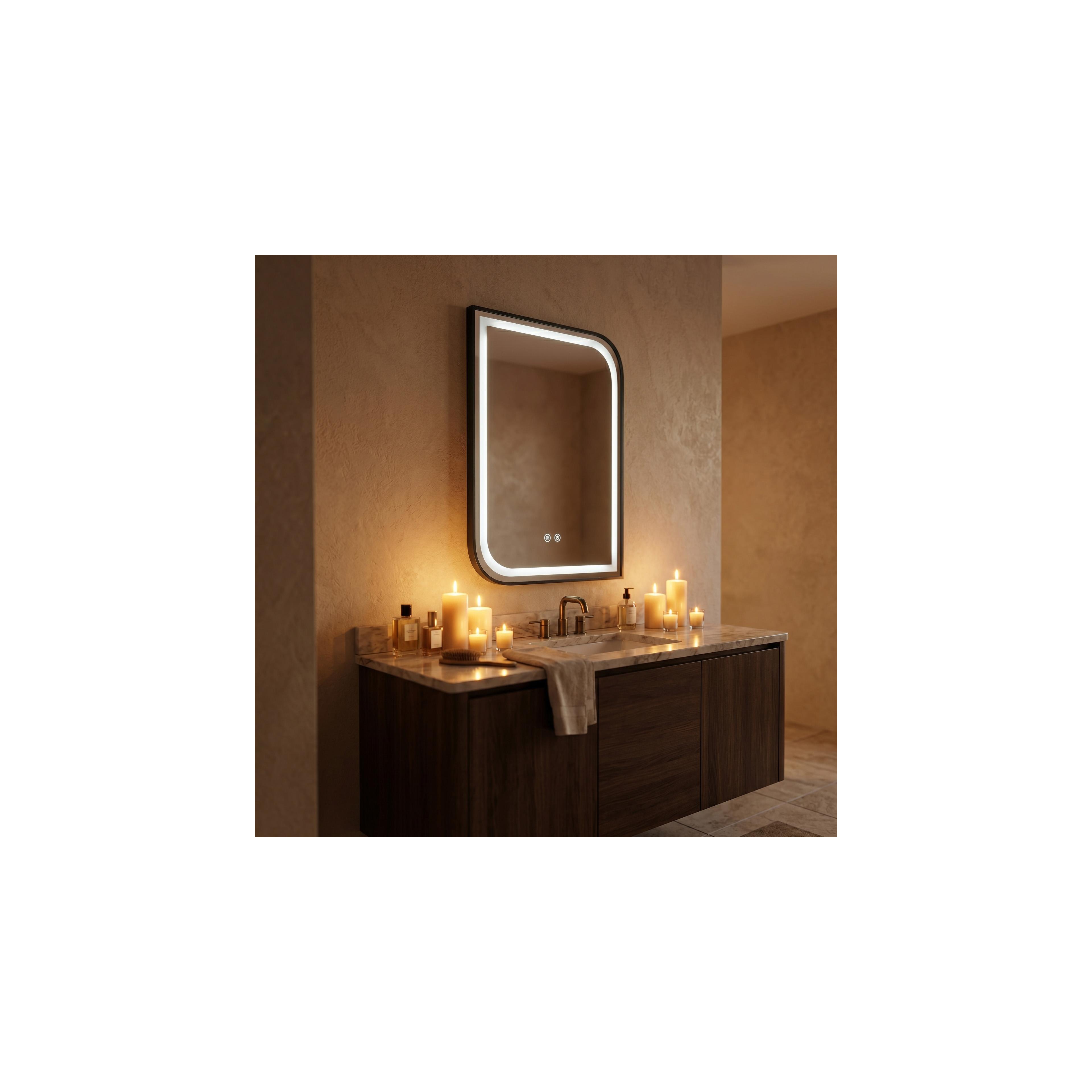 Specchio LED ZONE 70X50 BLACK
