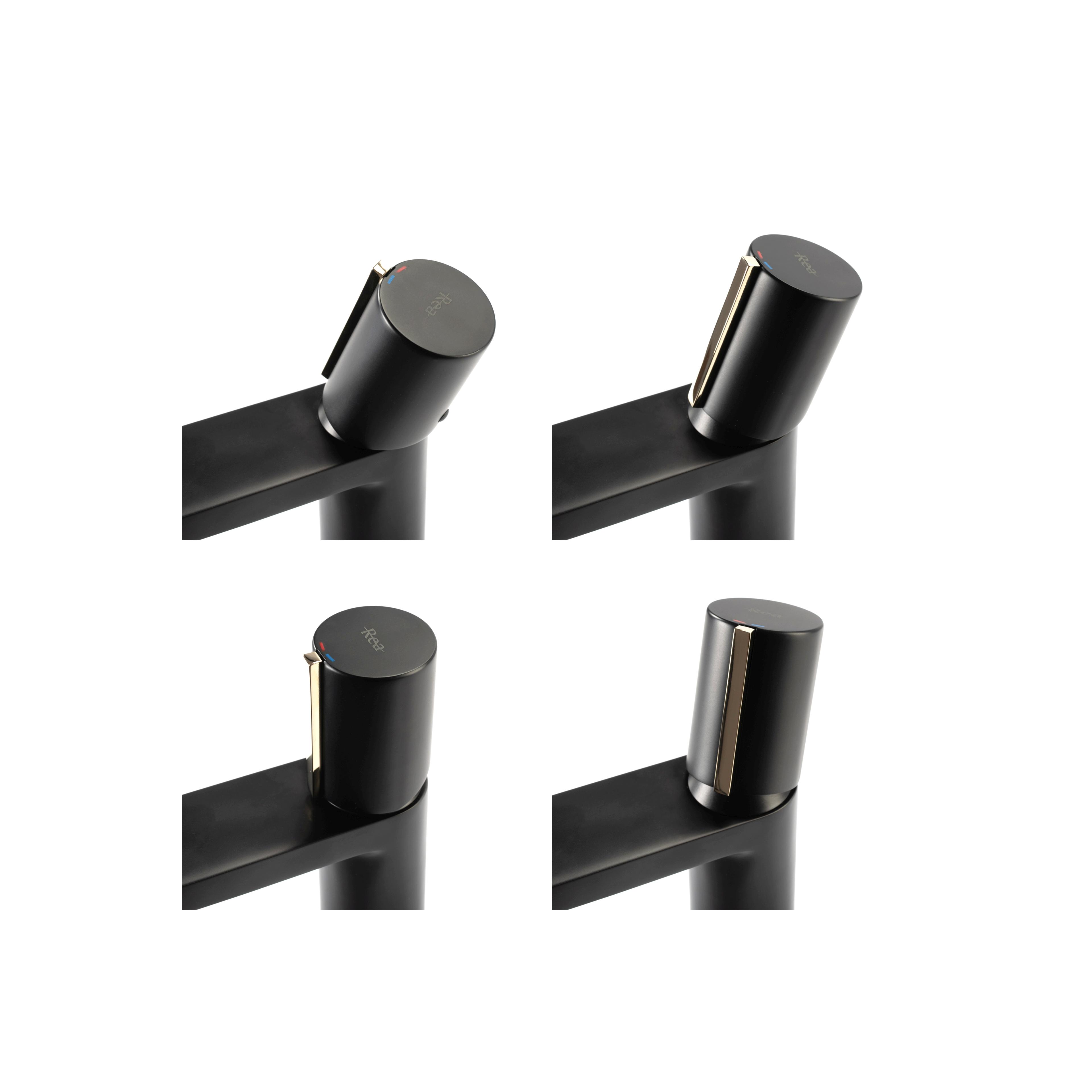 Izlietnes maisītājs REA ICON Black Gold Low