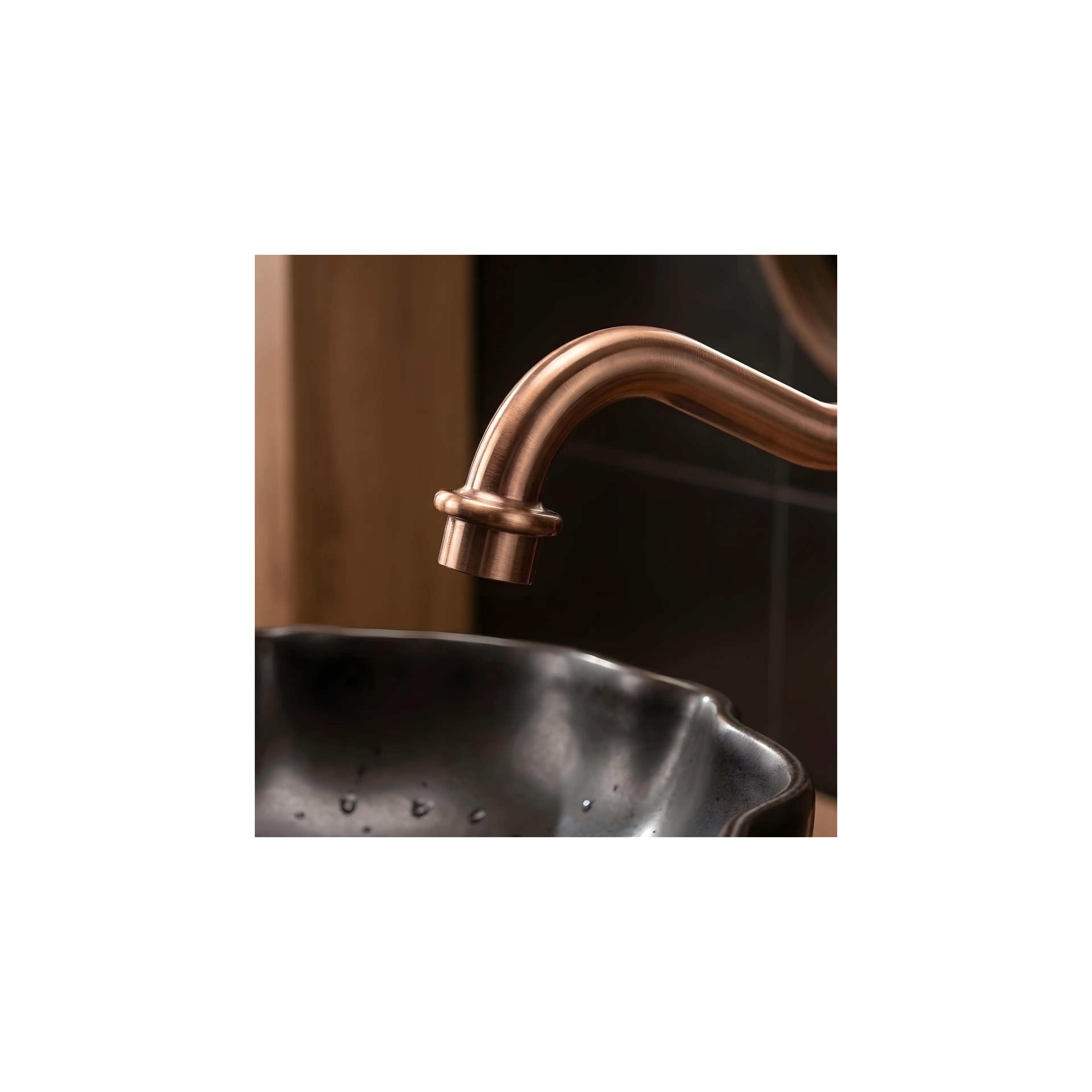 Waschbeckenarmatur Rea Bona Brush Copper High