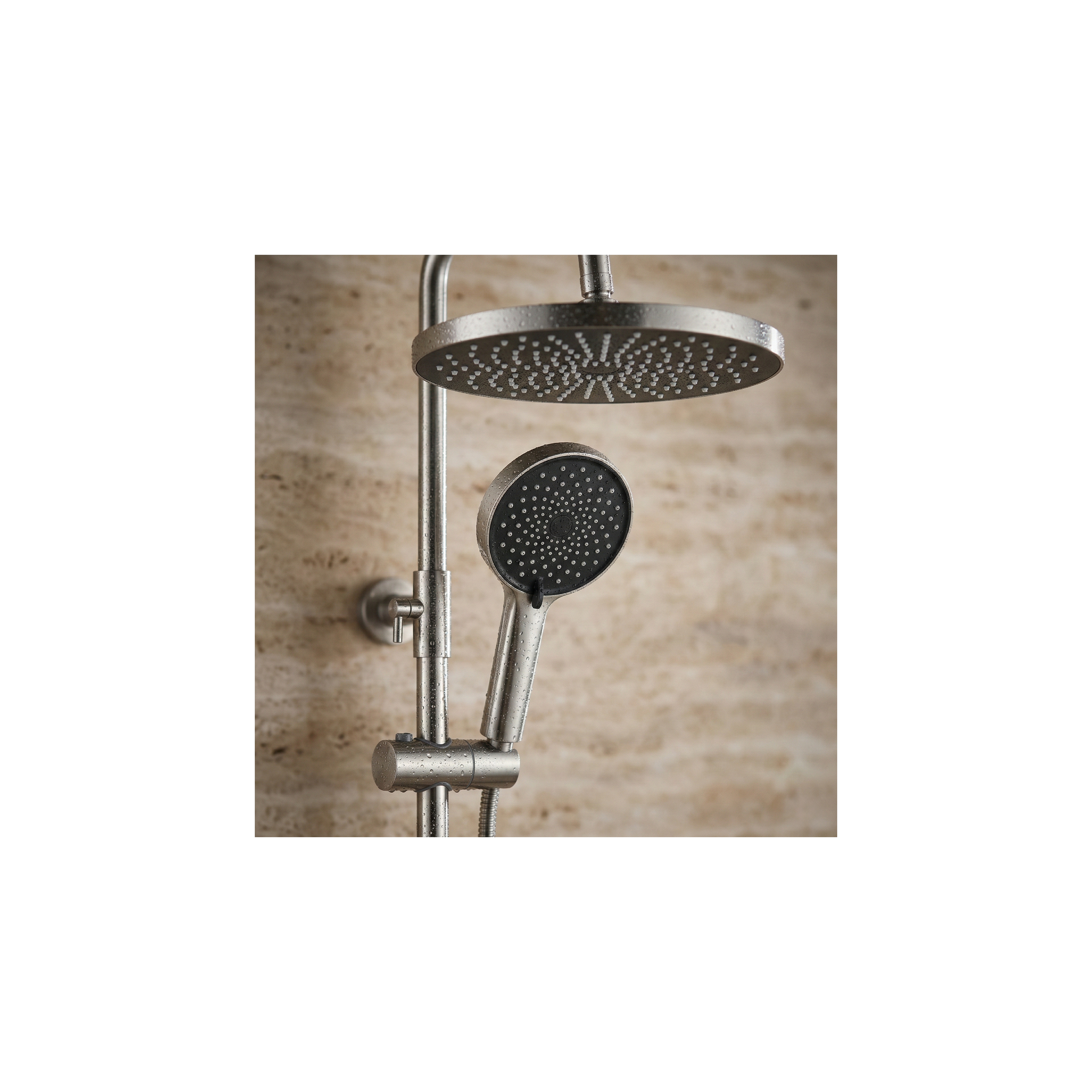 Doucheset Rea Lungo Stripe Brush Nickel