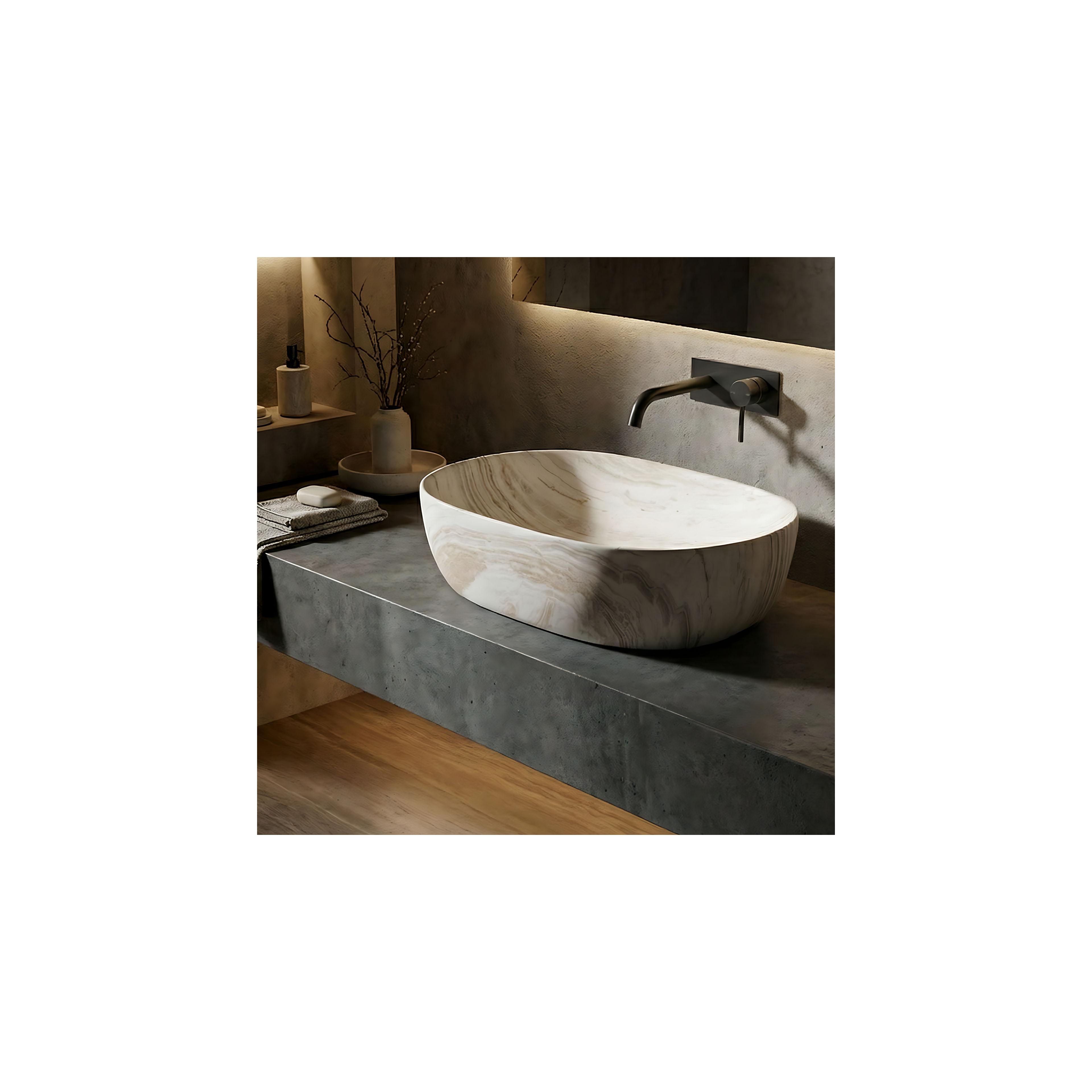 Aufsatzwaschbecken Rea Amelia Saturn 48