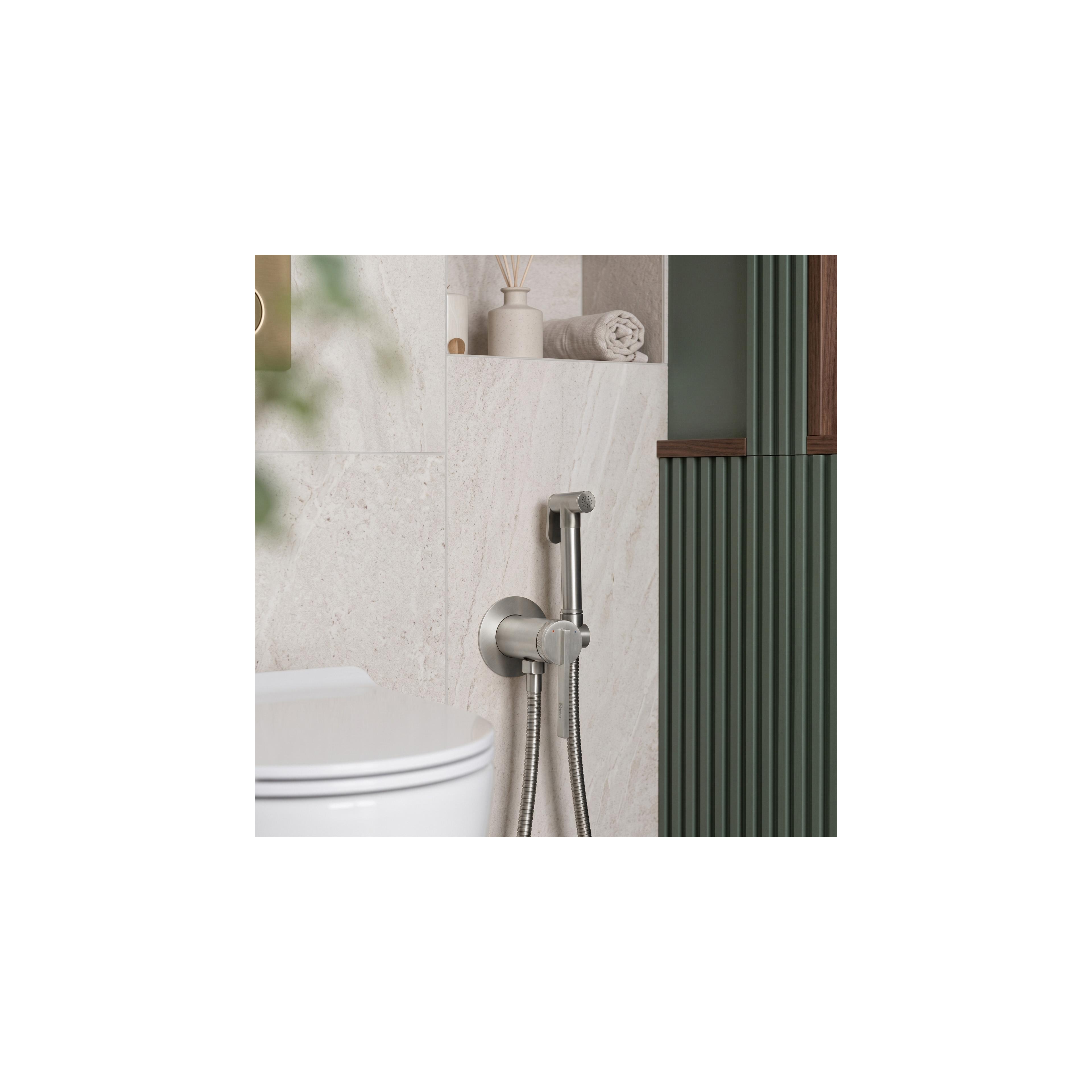 Bidettblandare REA Grace Brush Nickel