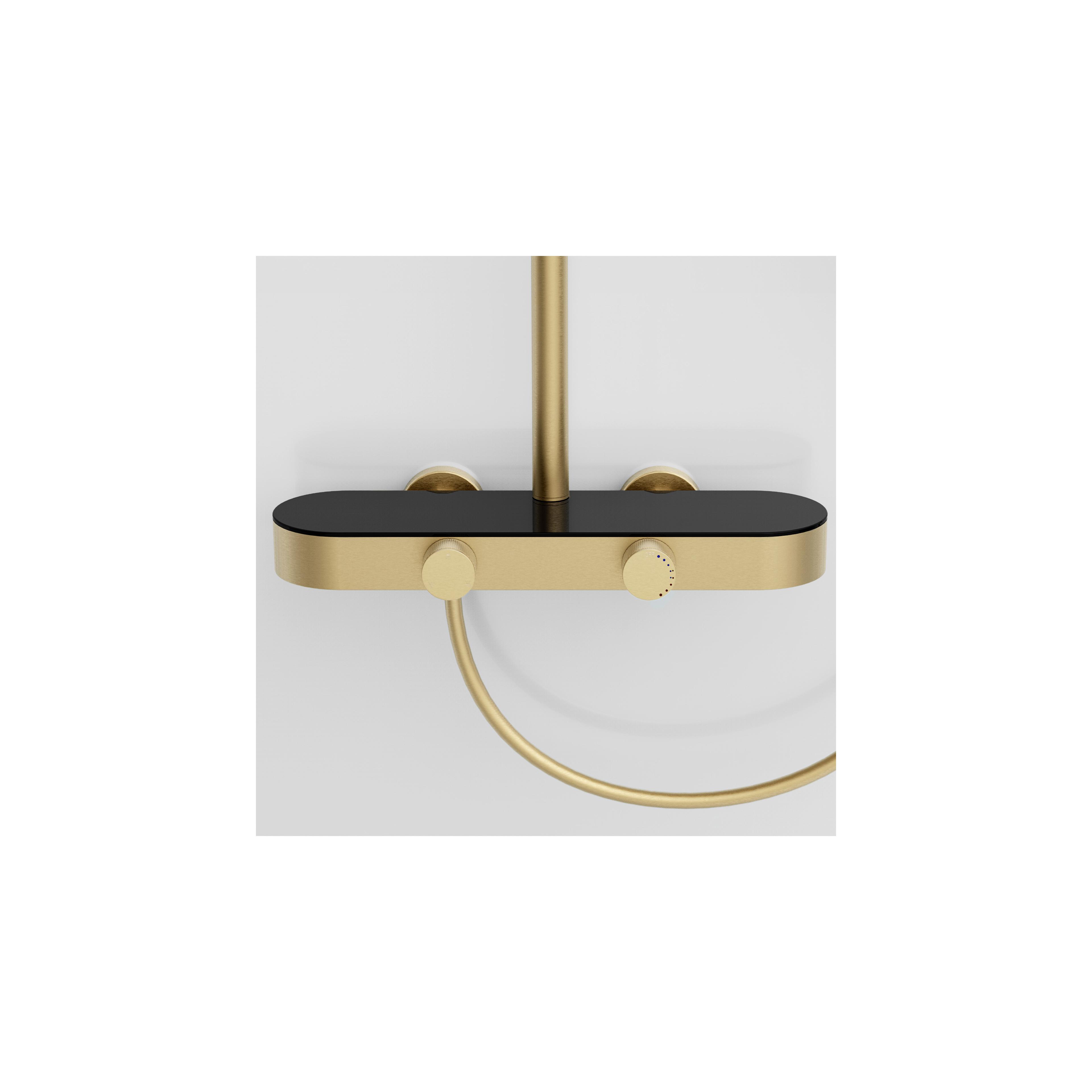 Duschgarnitur Rea Creo Brush Gold